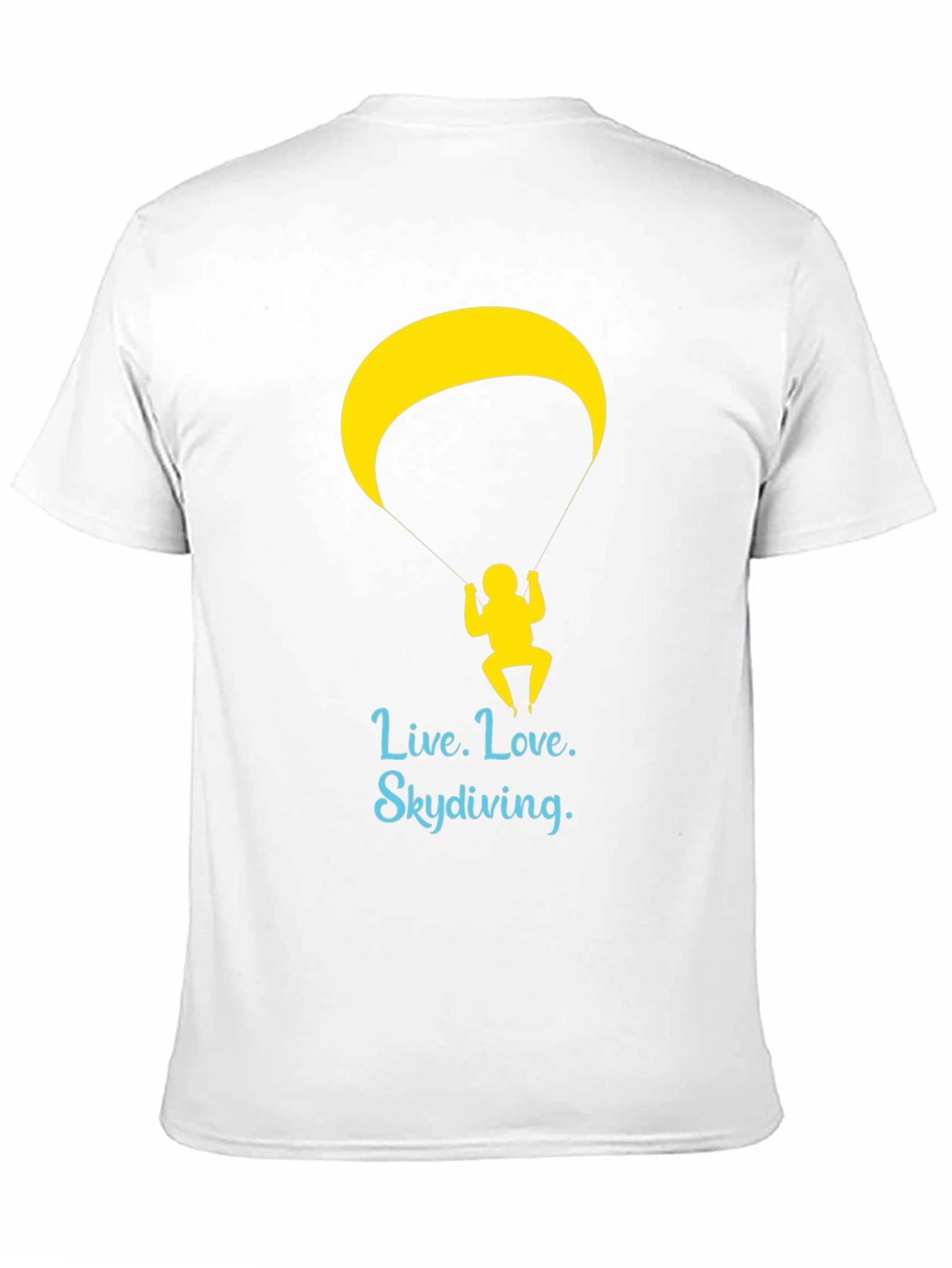 Live Love Skydiving Graphic Tee - Black