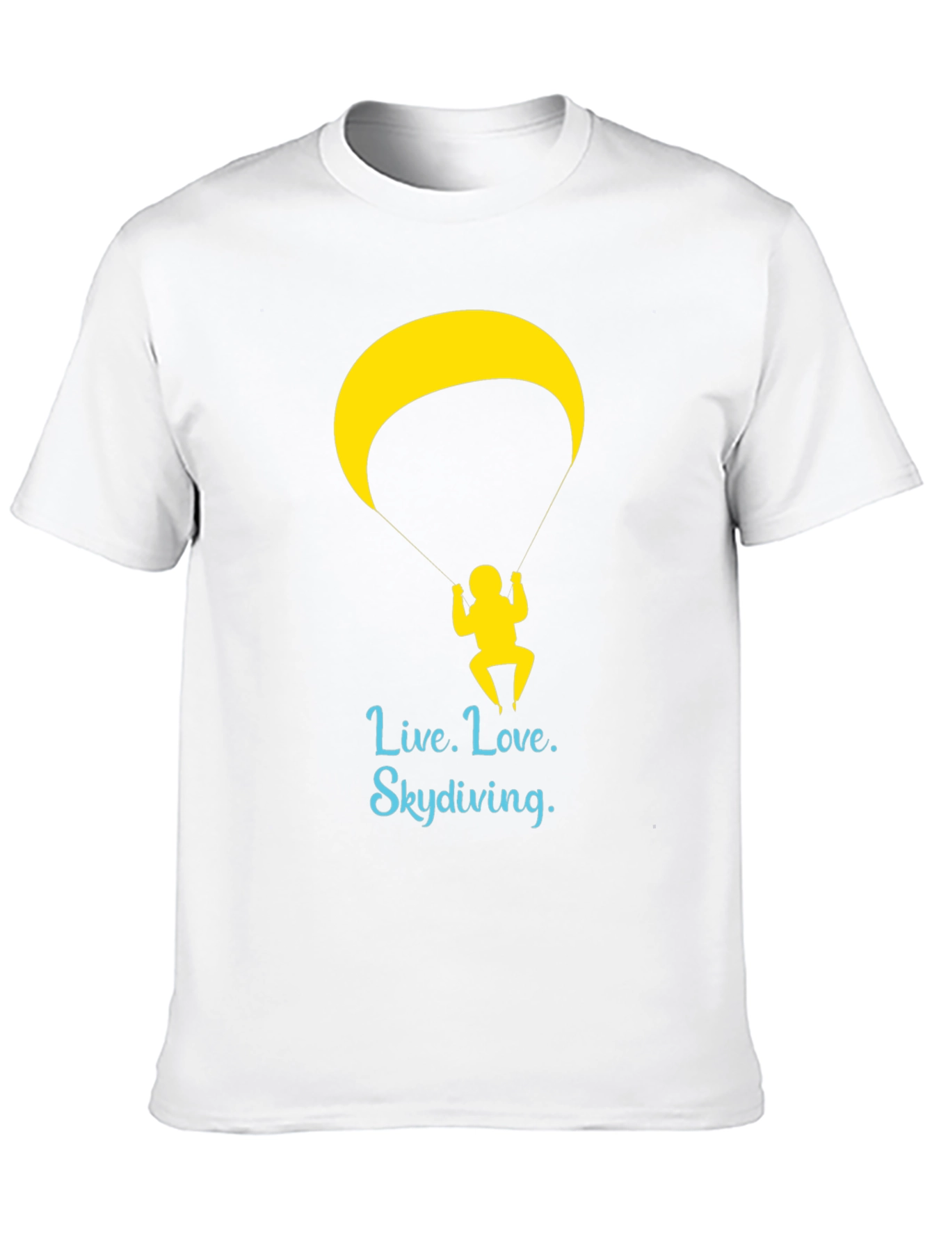 Live Love Skydiving Graphic Tee - Black