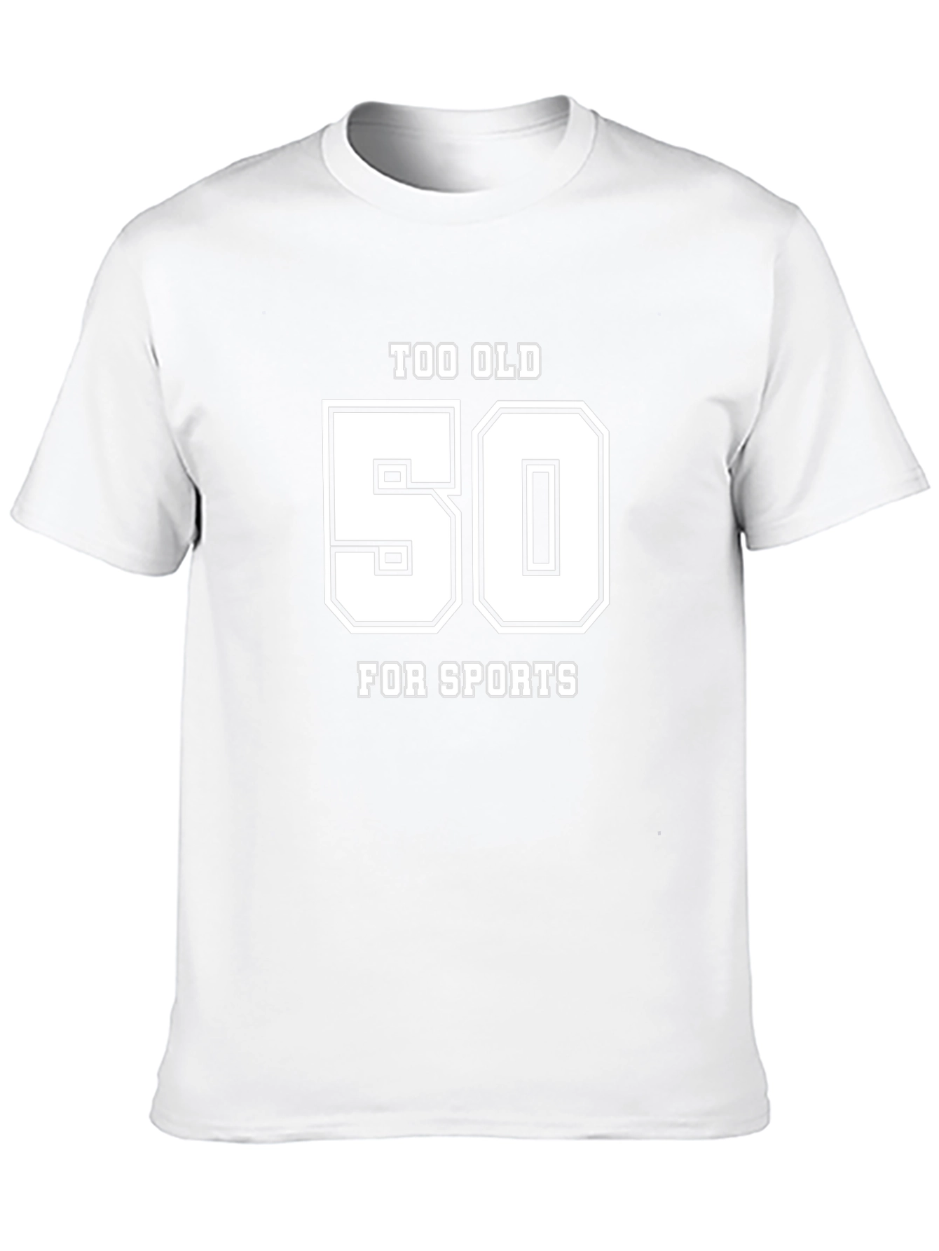 Too Old for Sports 50th Birthday T-Shirt