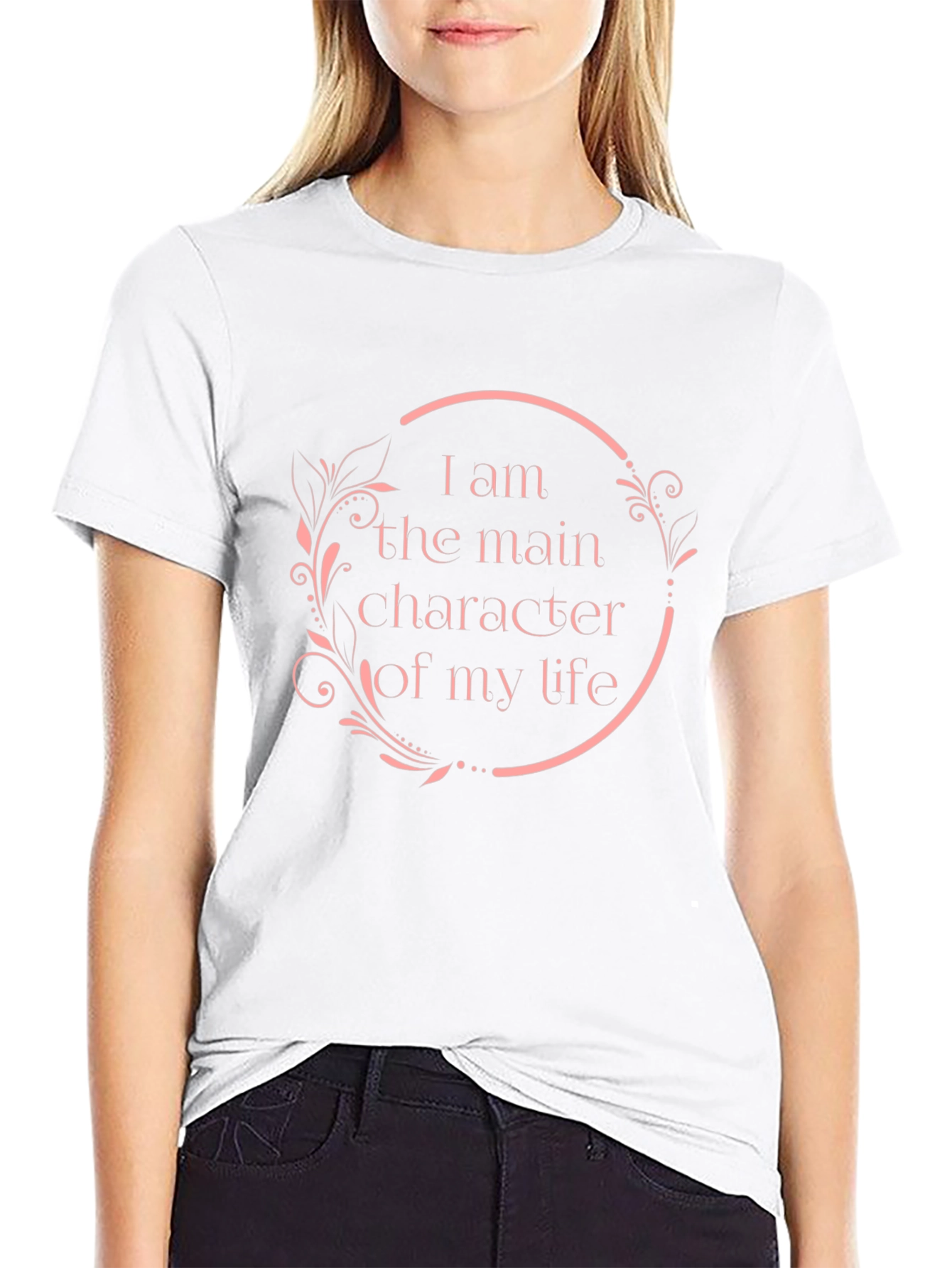 Main Character T-Shirt - Black Cotton Tee