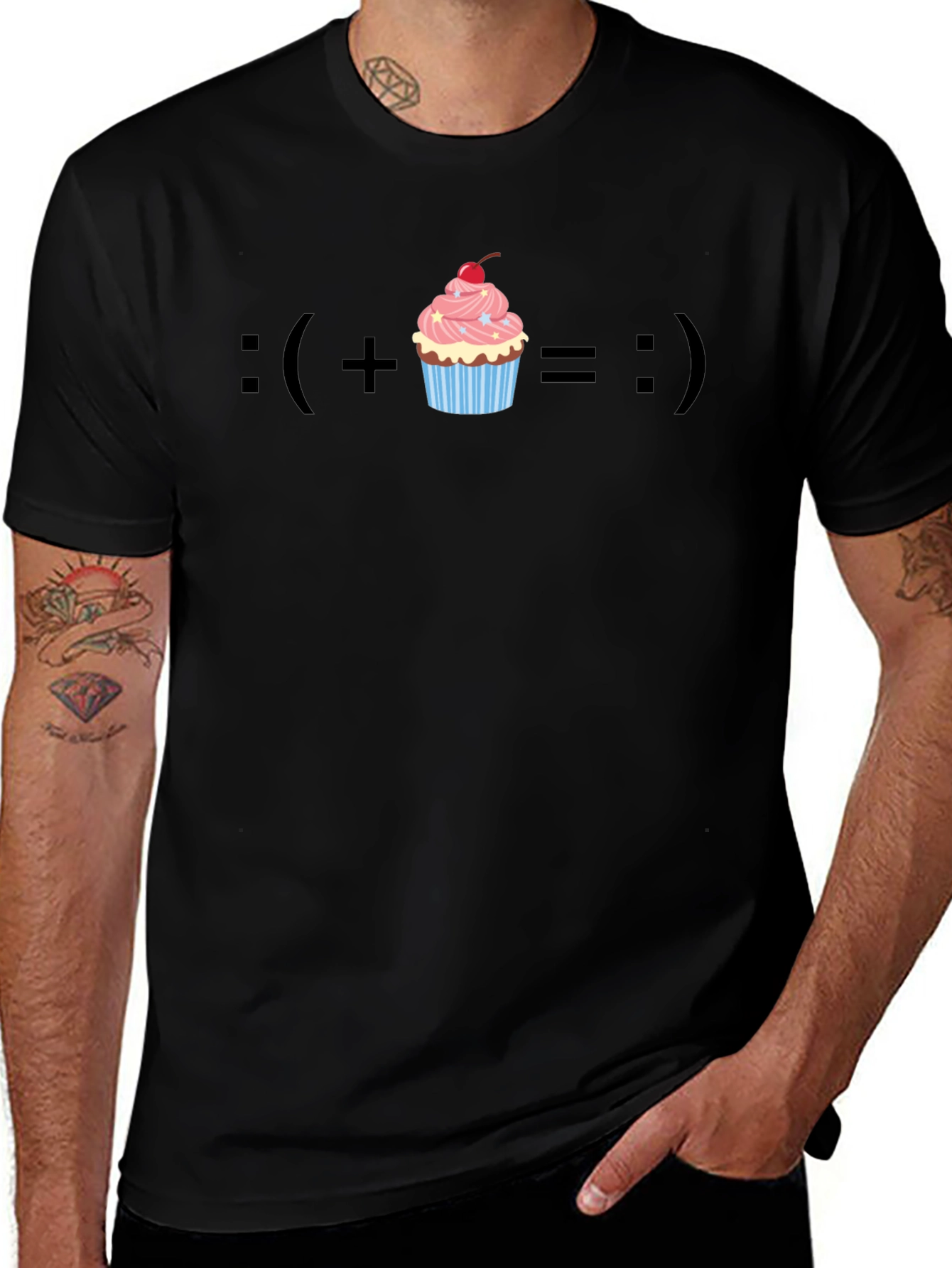 Cupcake Equals Happy T-Shirt