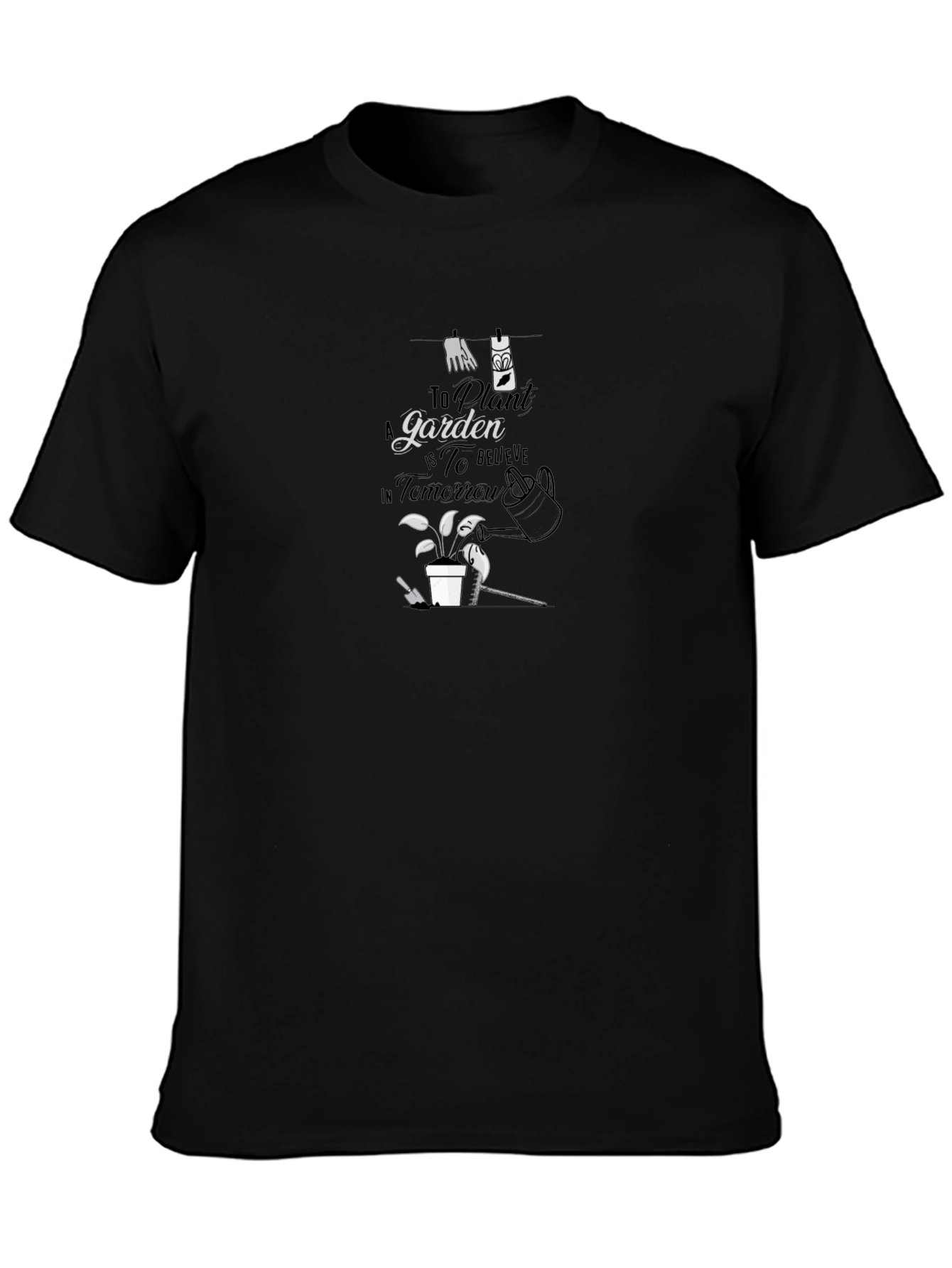 Gardeners Belief Black T-Shirt