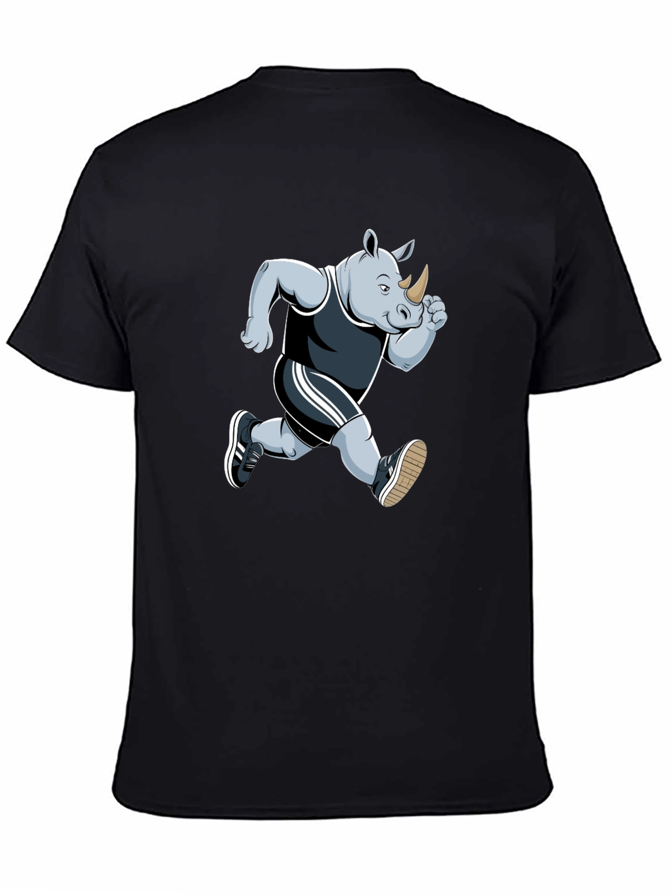 Running Rhino Graphic Tee - Black T-Shirt