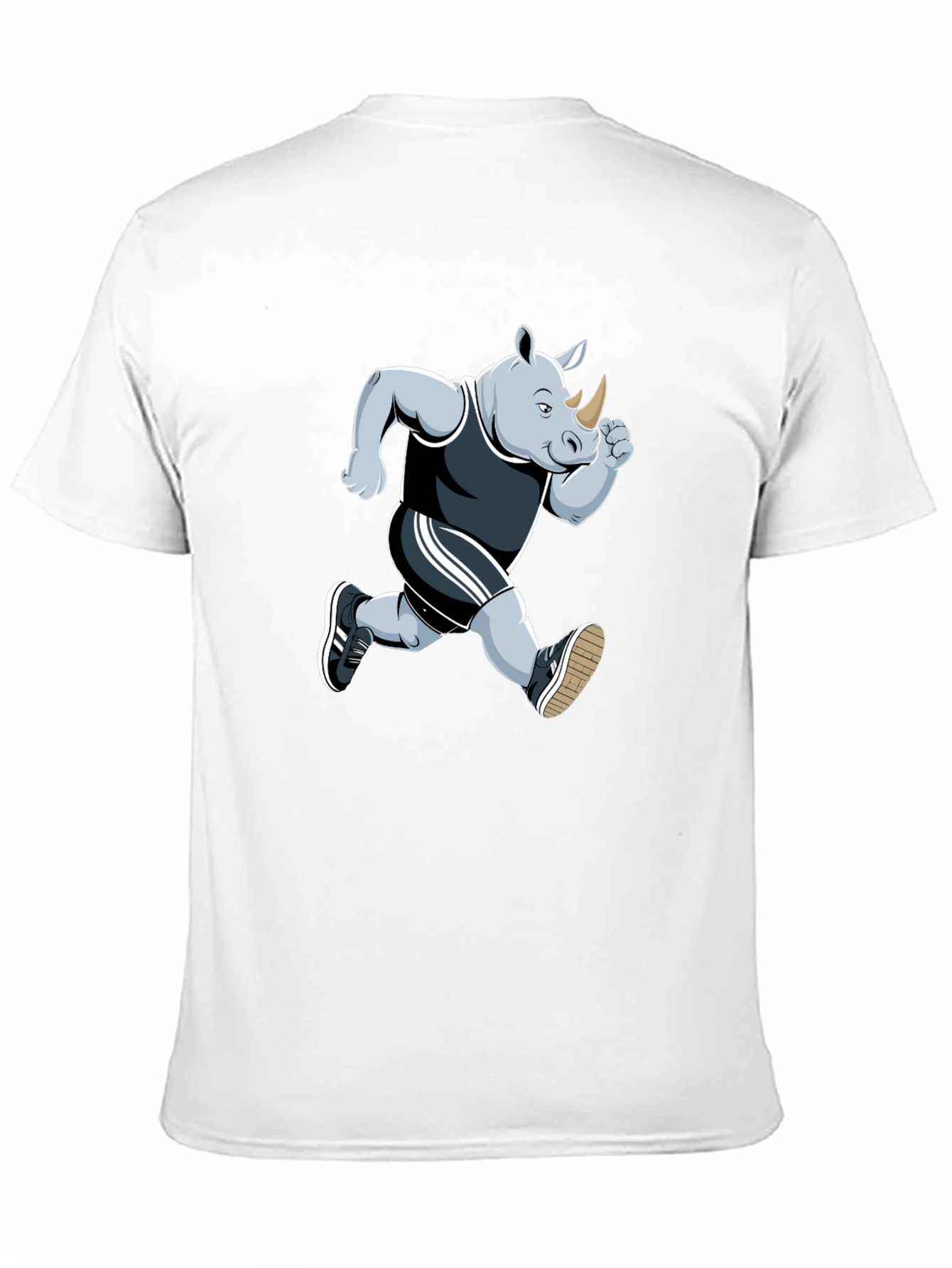 Running Rhino Graphic Tee - Black T-Shirt
