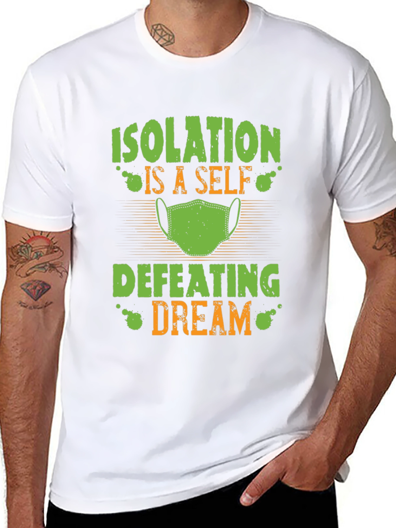 Isolation Defeating Dream Graphic T-Shirt