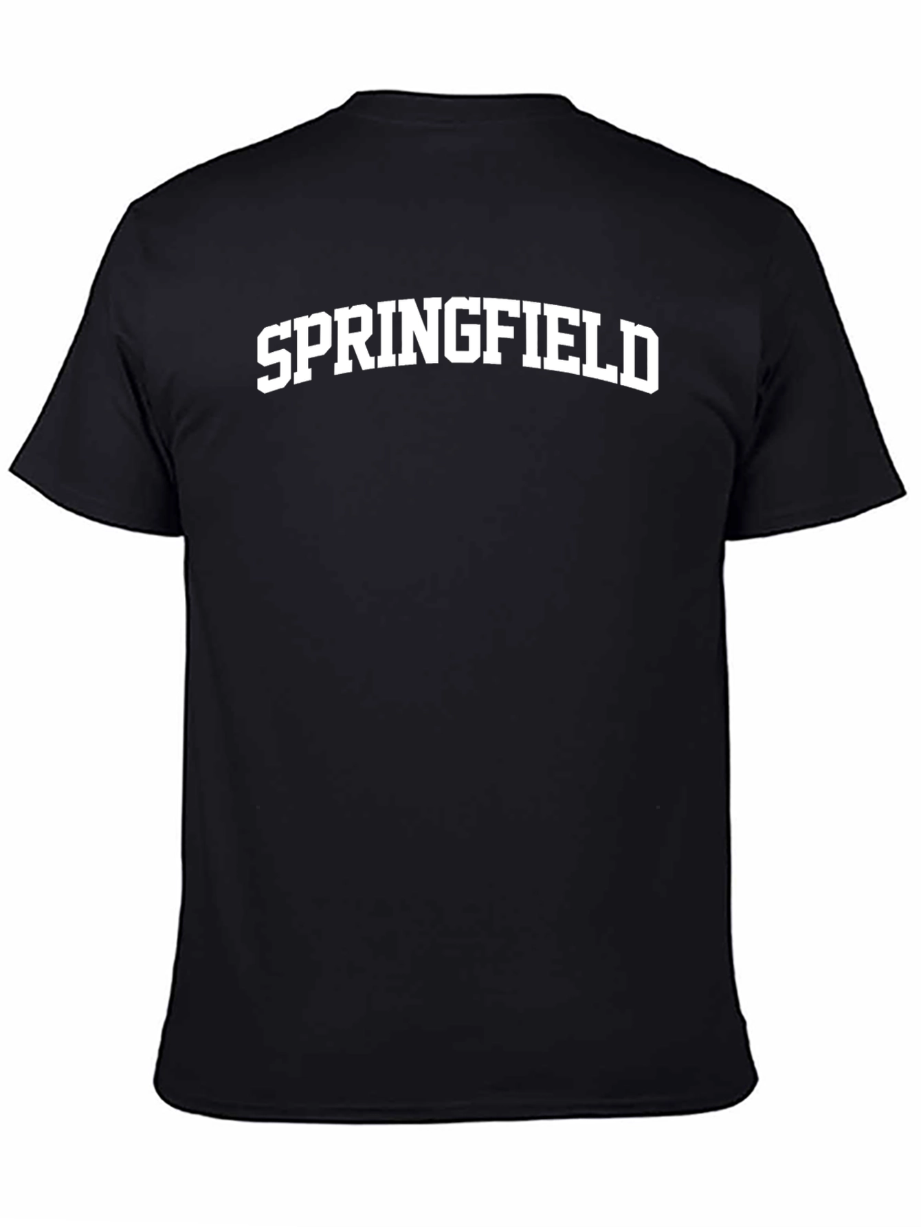 Springfield Black Graphic T-Shirt