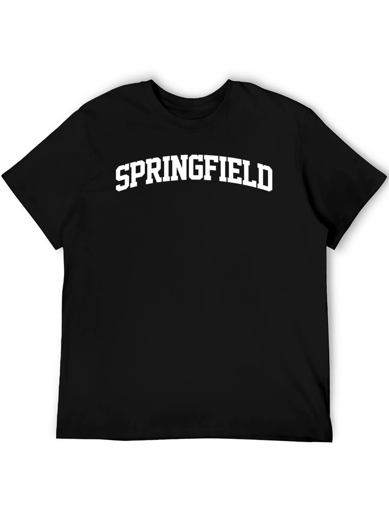 Springfield Black Graphic T-Shirt