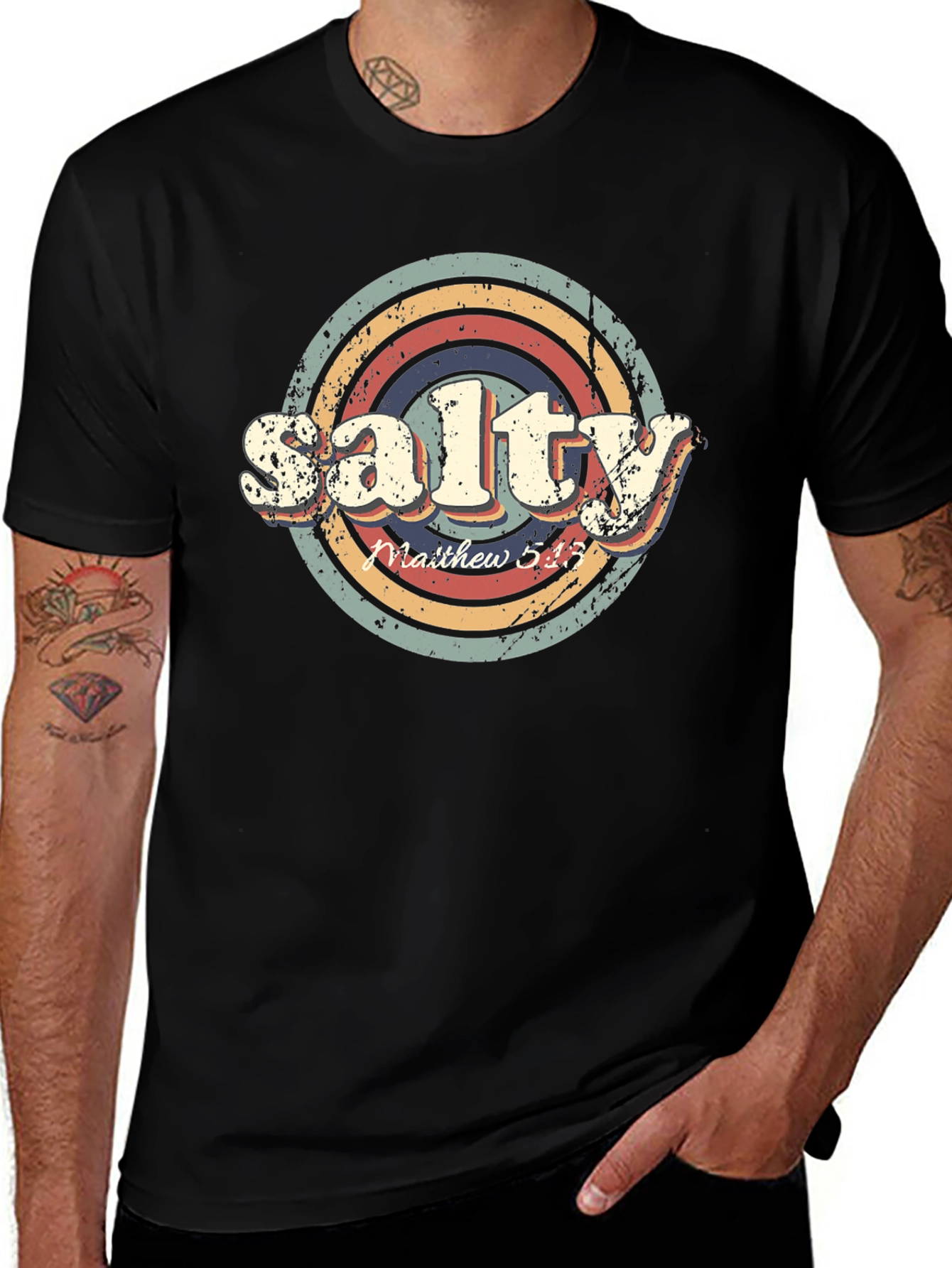 Salty Matthew 5:13 Graphic T-Shirt