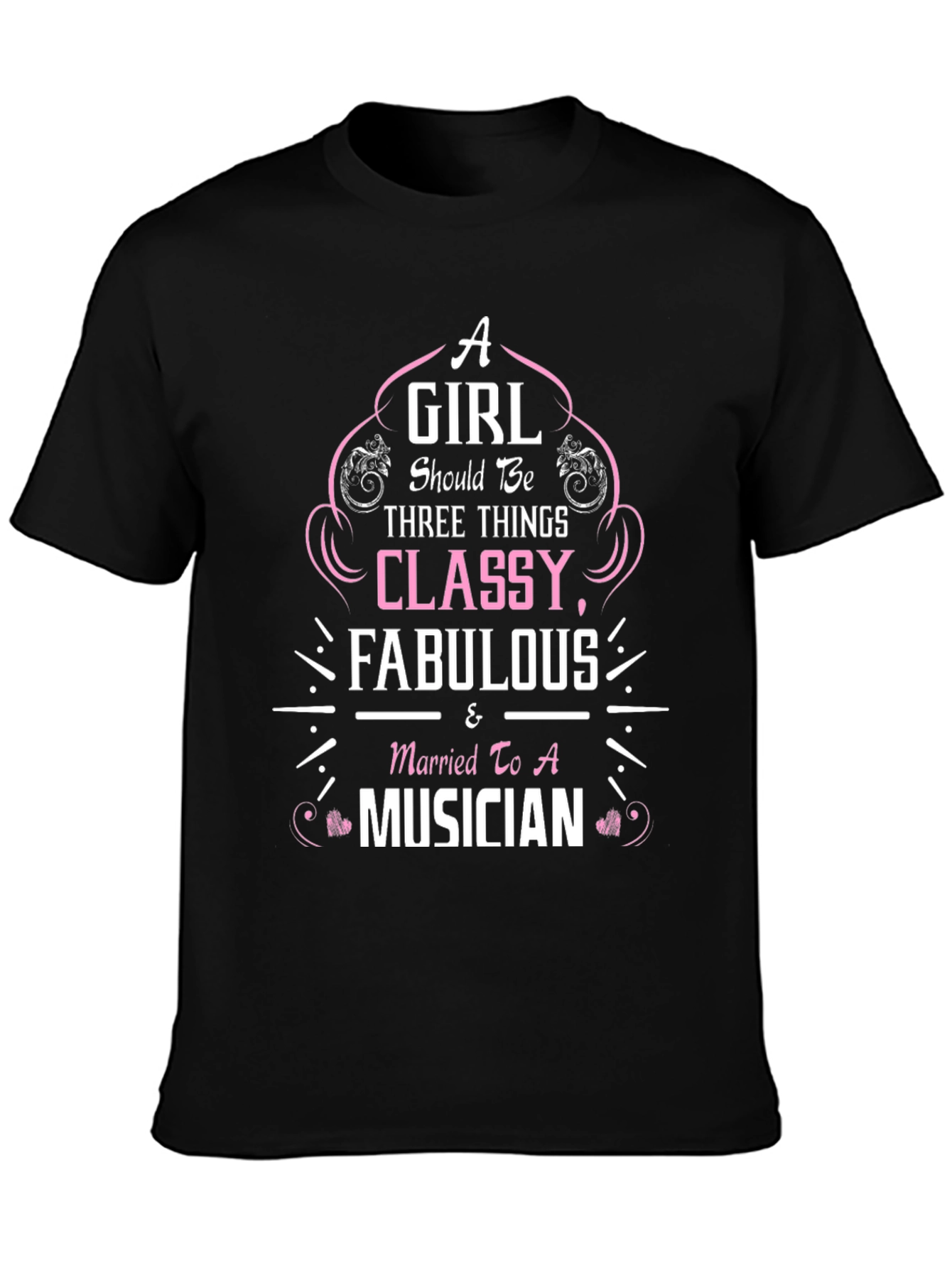 Classy Musician Wife Graphic Tee