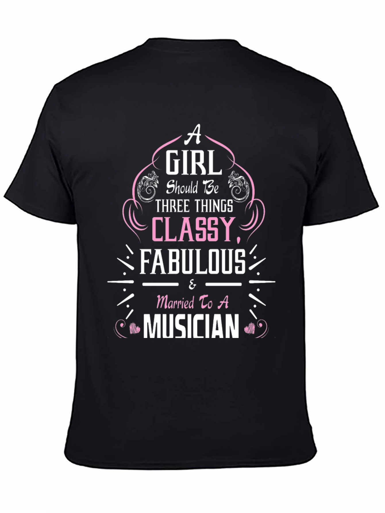 Classy Musician Wife Graphic Tee