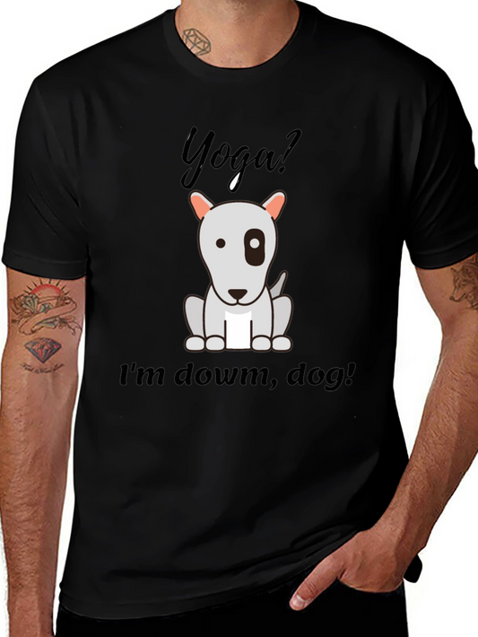 Yoga Dog Graphic T-Shirt - Relaxed Fit