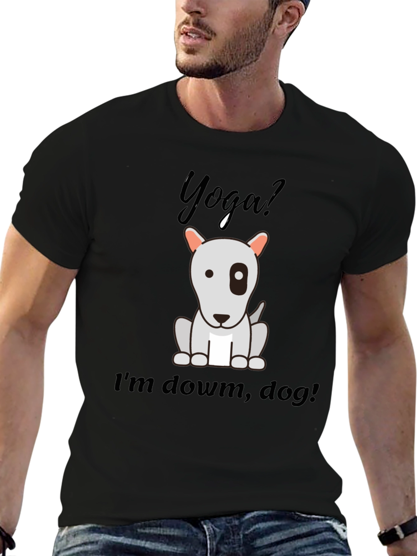 Yoga Dog Graphic T-Shirt - Relaxed Fit