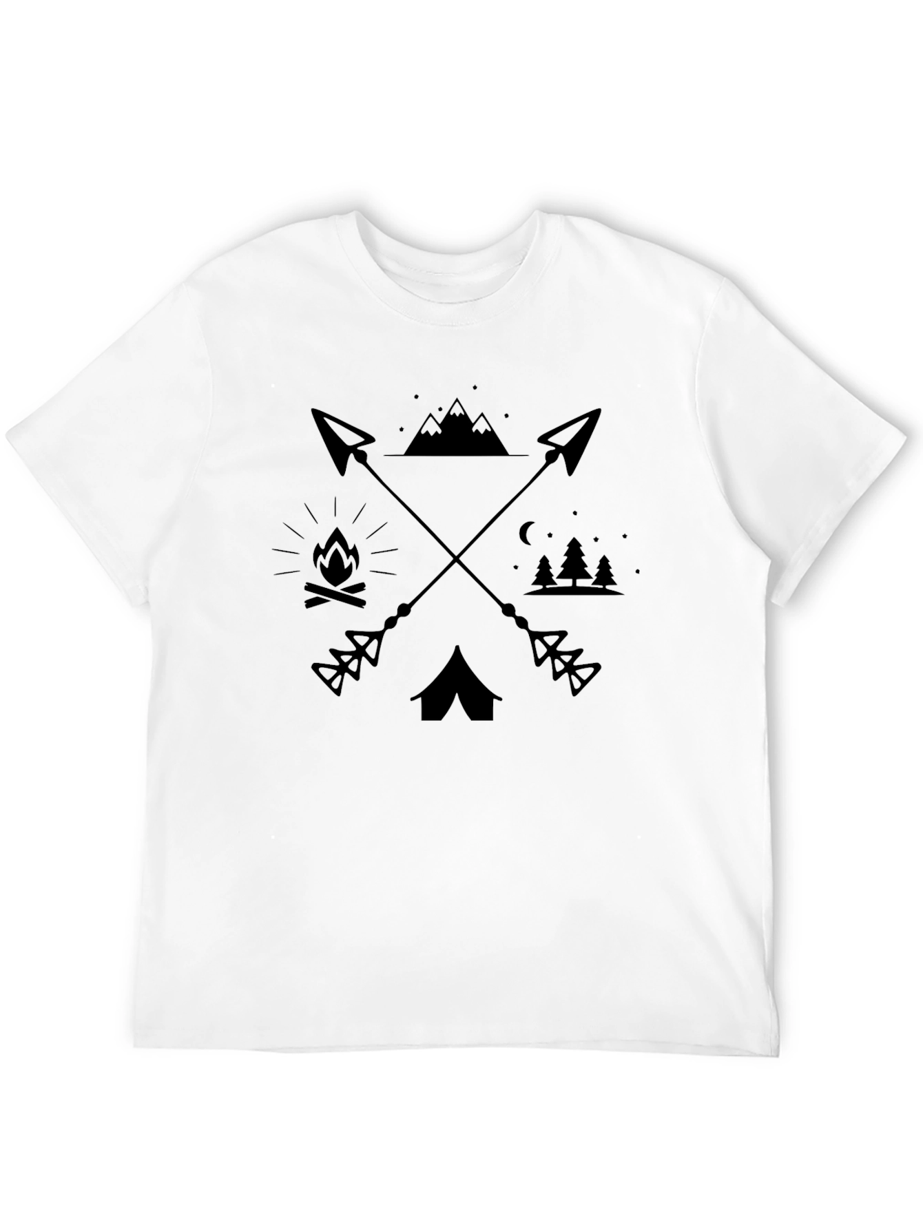 Outdoor Adventure Graphic Tee - Camping & Nature
