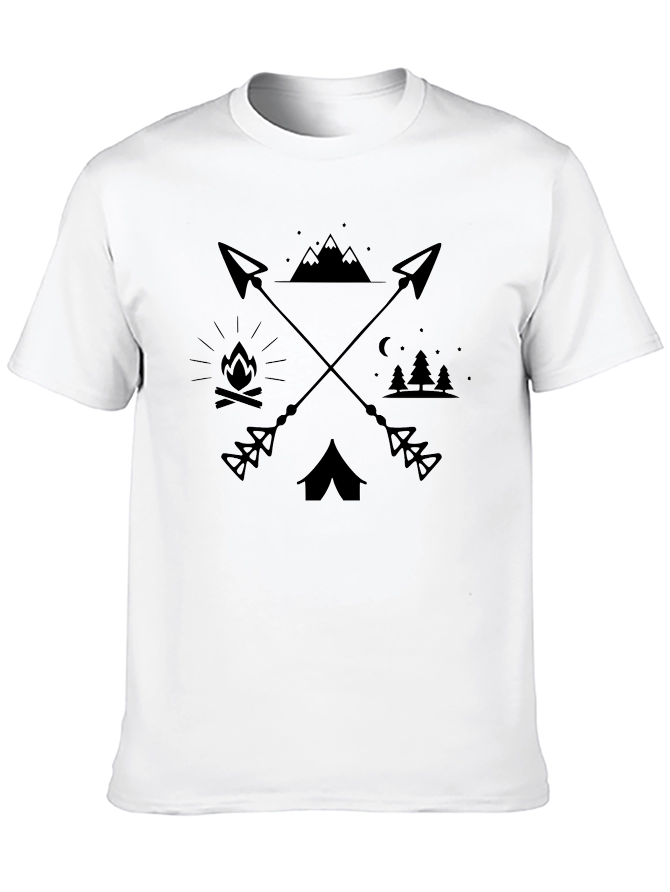 Outdoor Adventure Graphic Tee - Camping & Nature