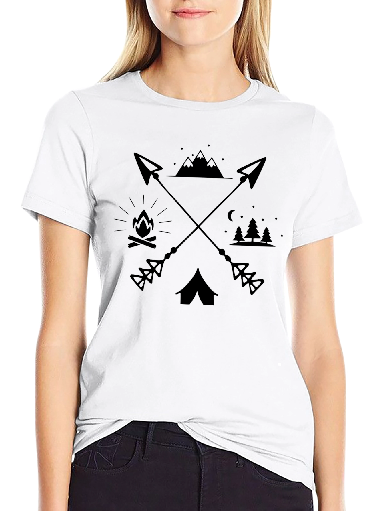 Outdoor Adventure Graphic Tee - Camping & Nature