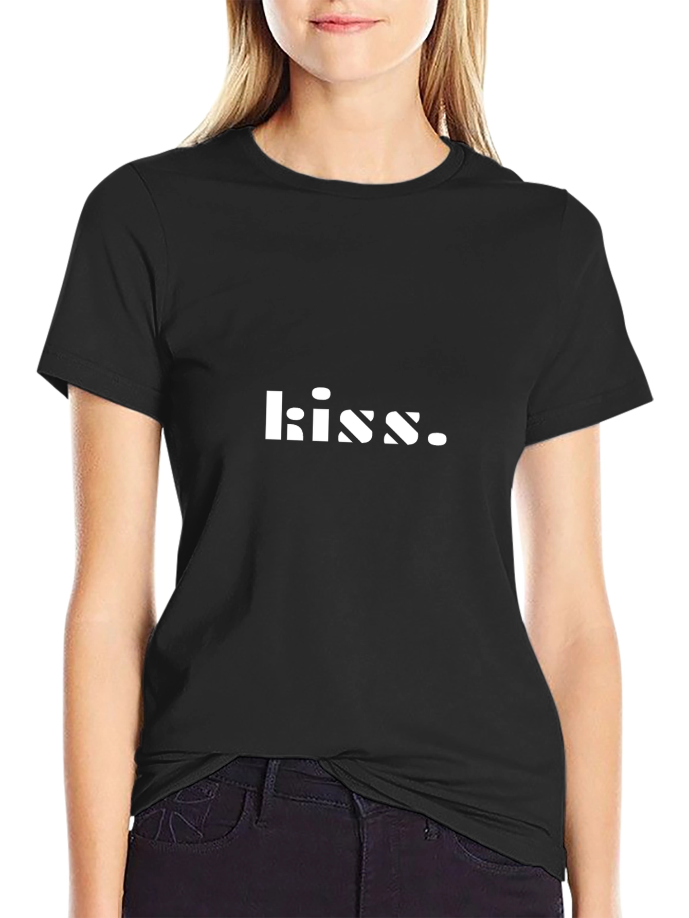 Kiss Graphic Black T-Shirt