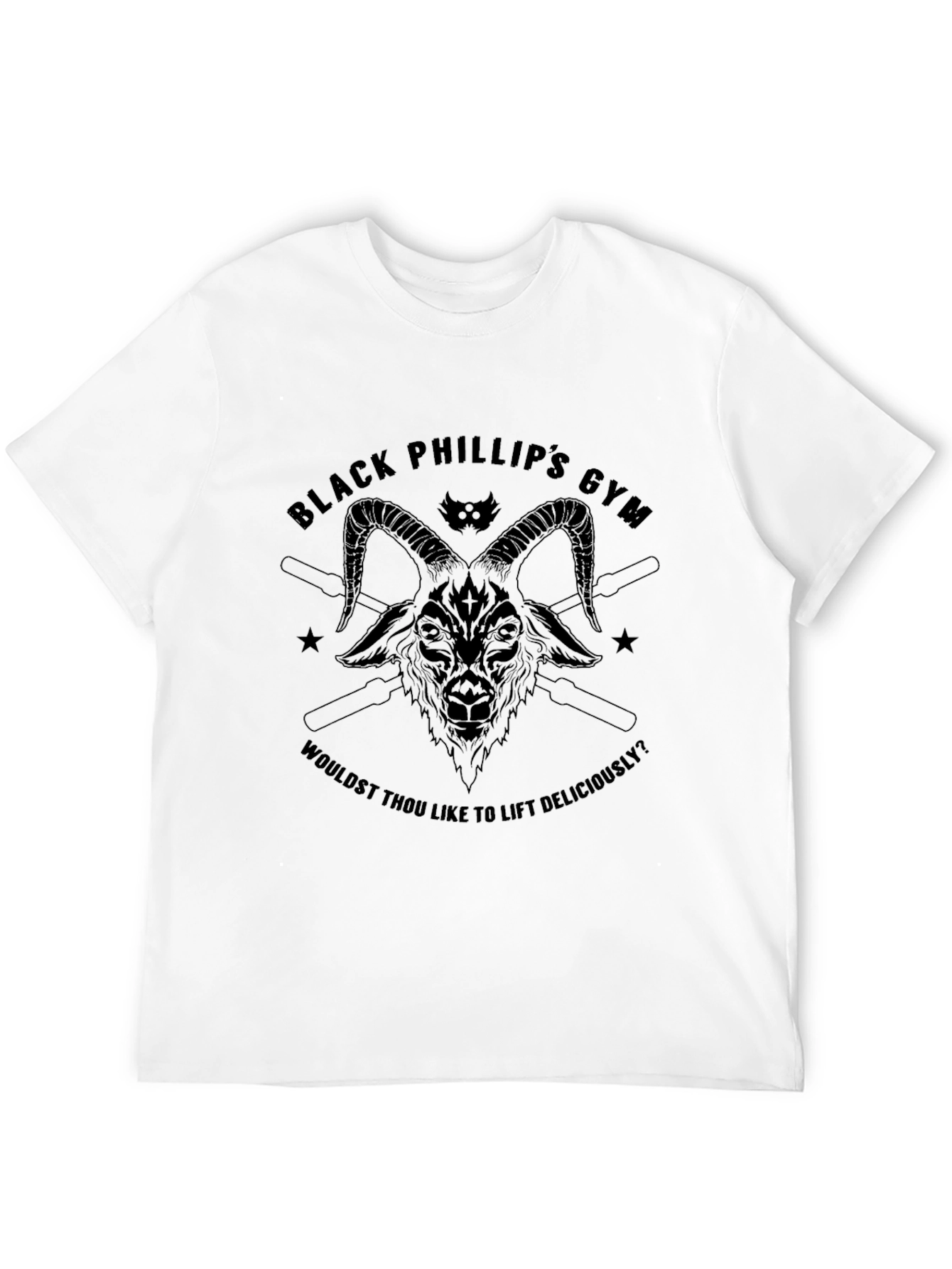 Black Phillips Gym T-Shirt - Lift Deliciously