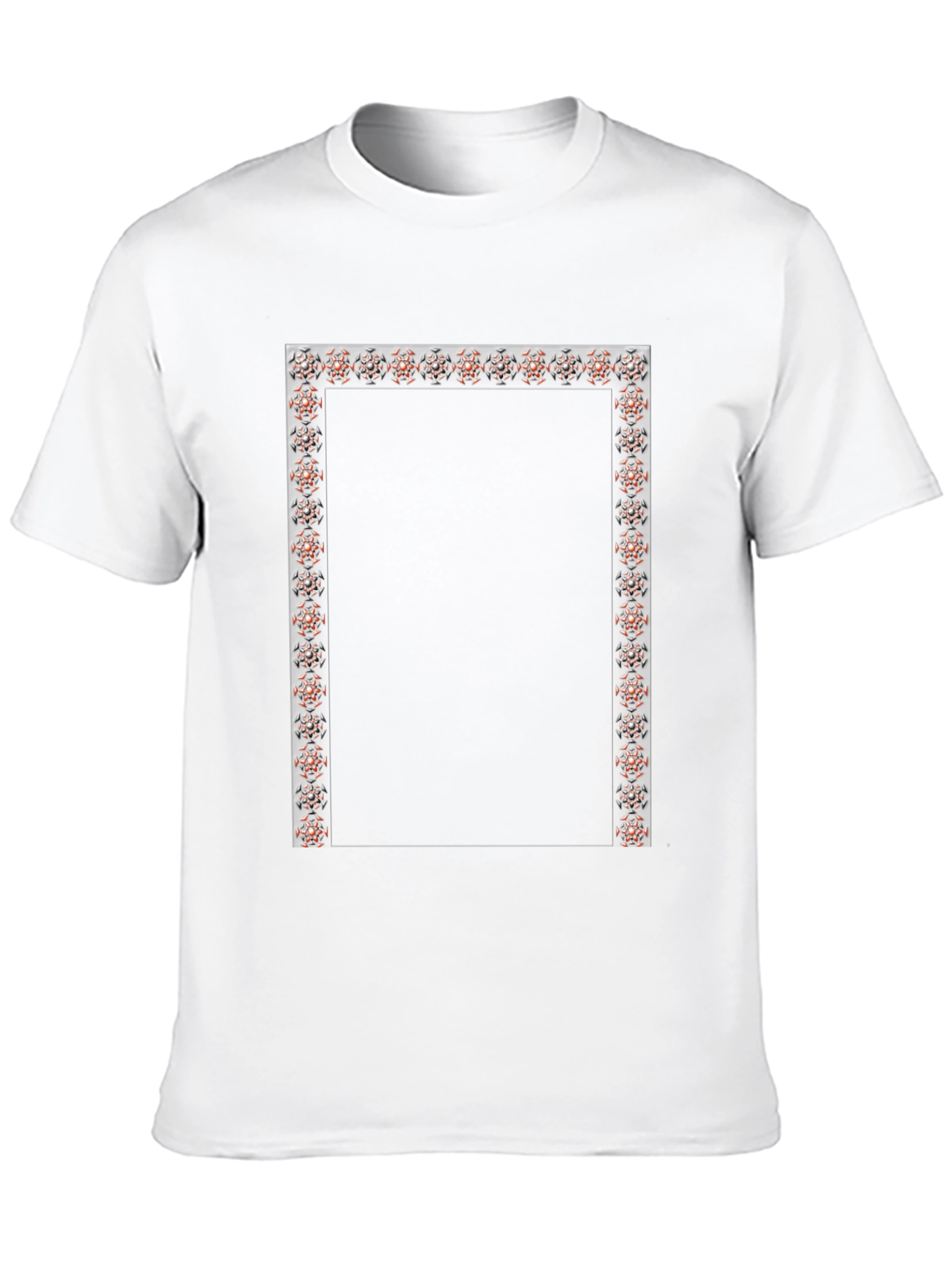 Geometric Frame Black Tee