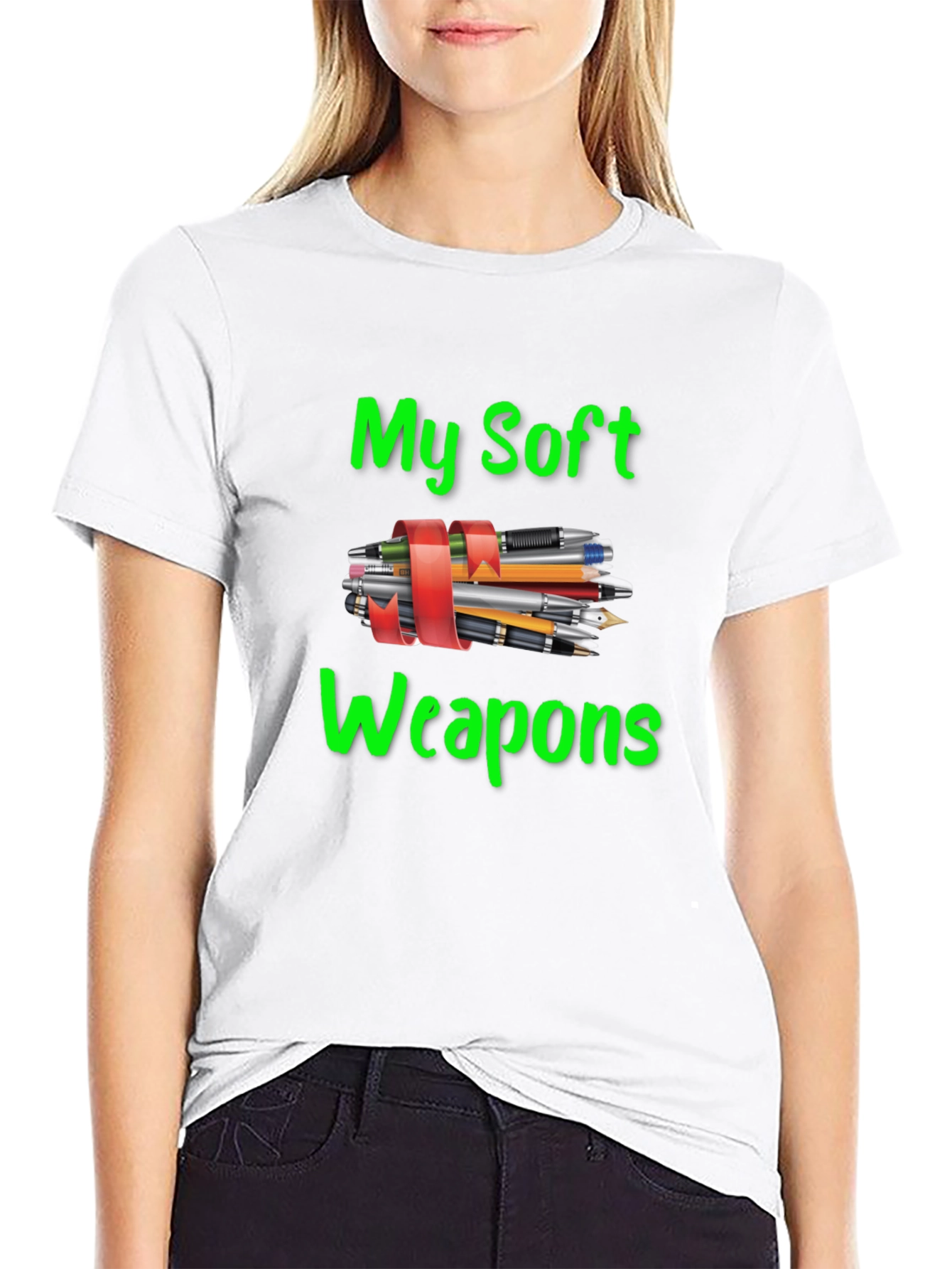 My Soft Weapons T-Shirt - Creative Writing Tee