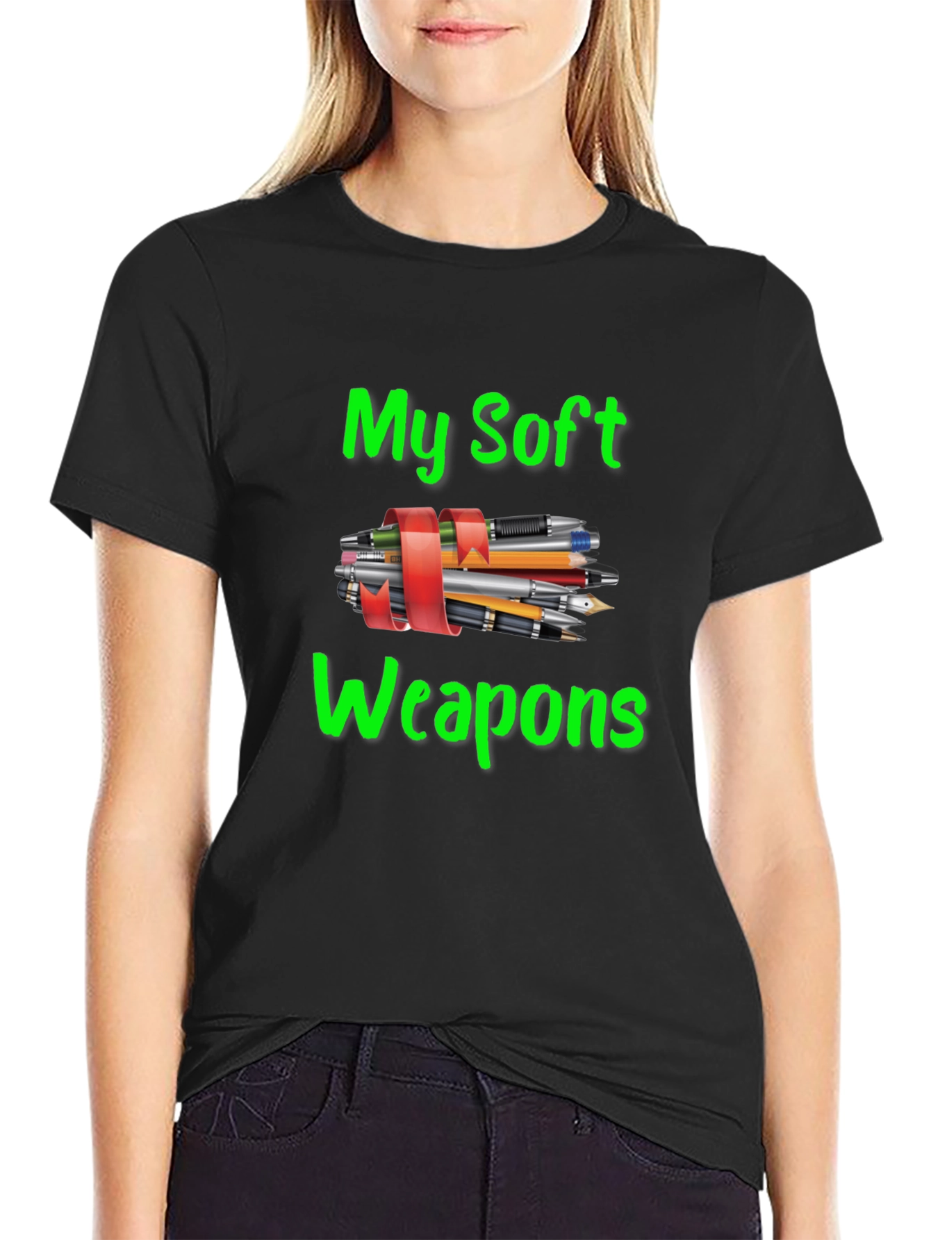 My Soft Weapons T-Shirt - Creative Writing Tee