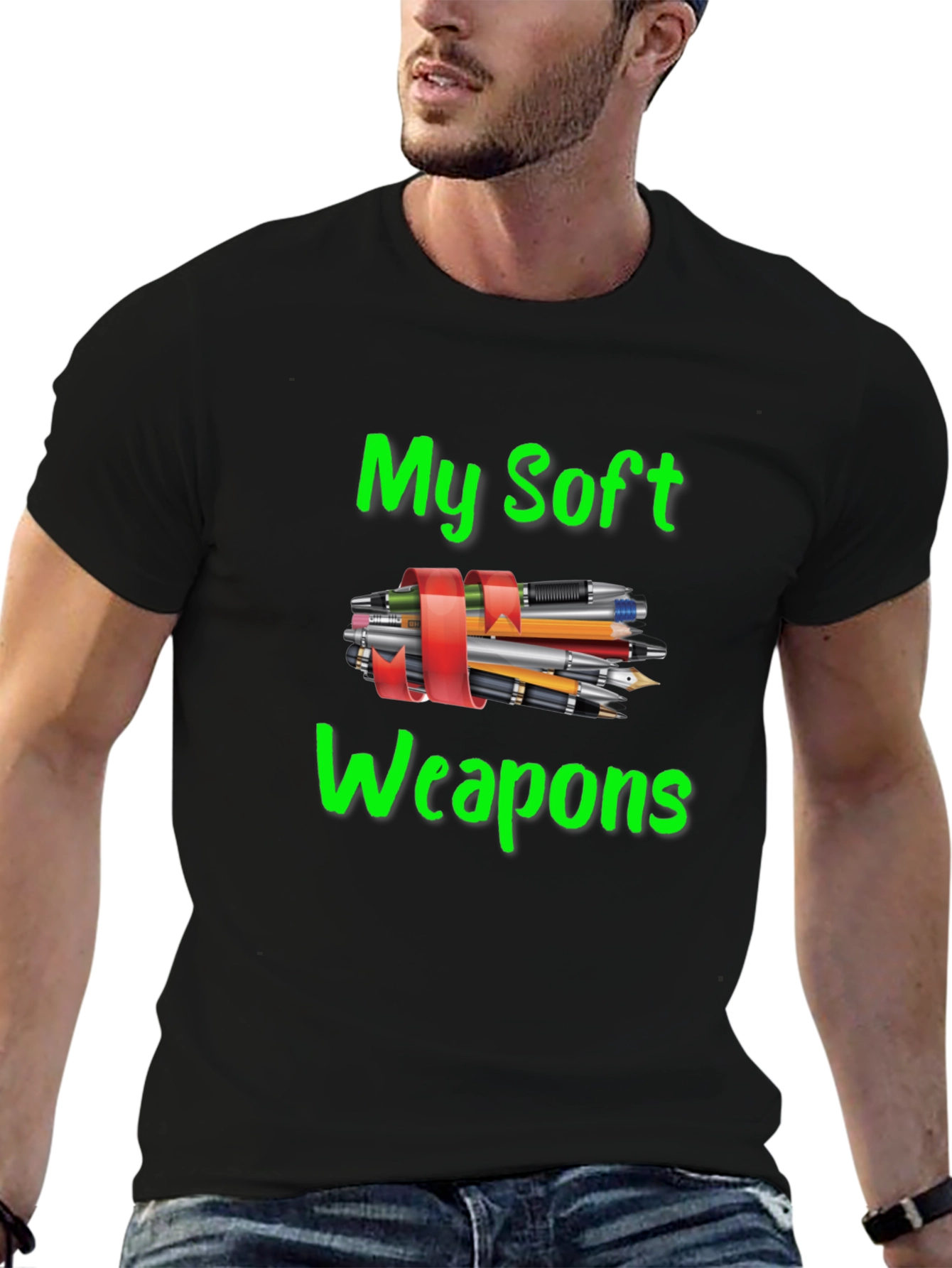 My Soft Weapons T-Shirt - Creative Writing Tee