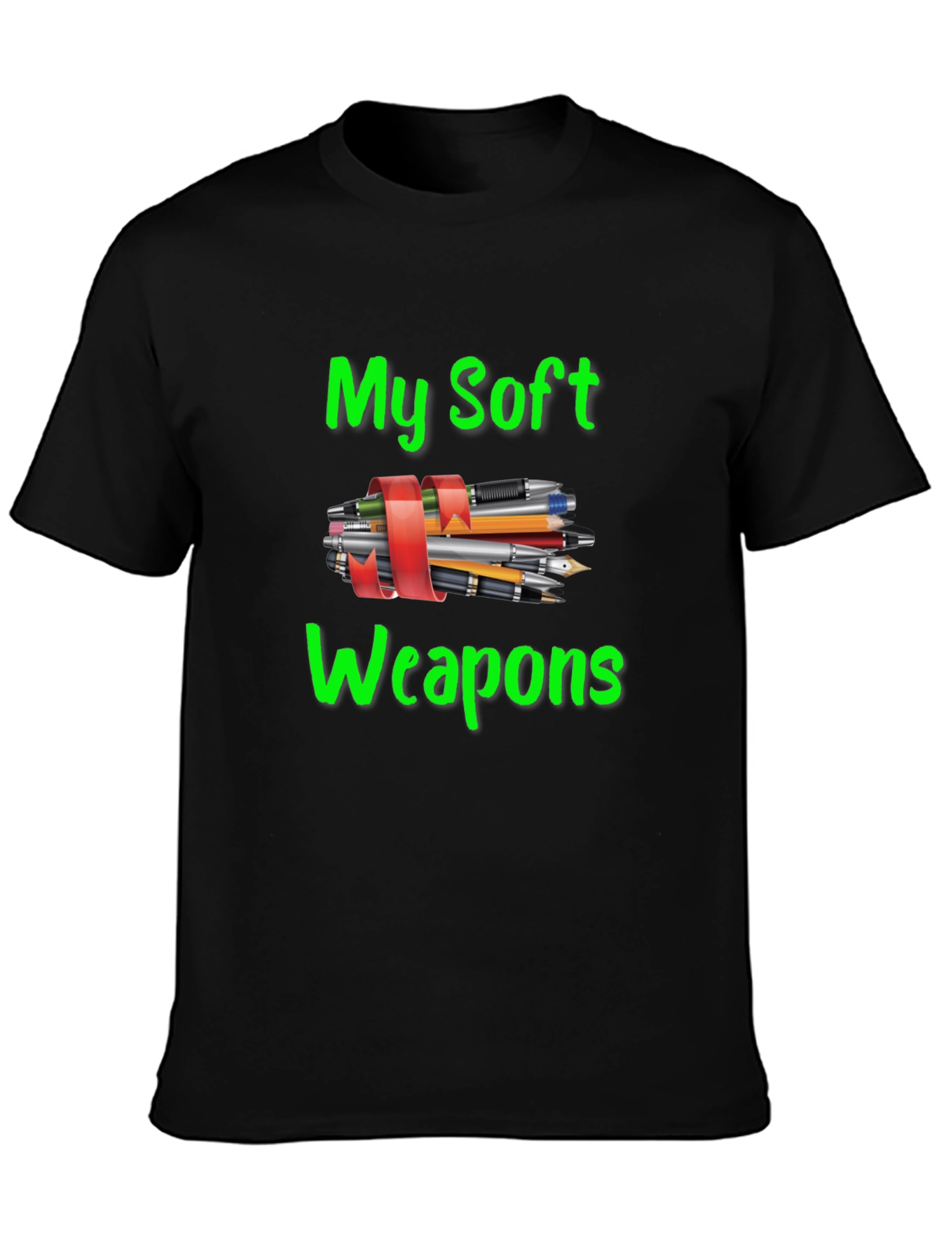 My Soft Weapons T-Shirt - Creative Writing Tee