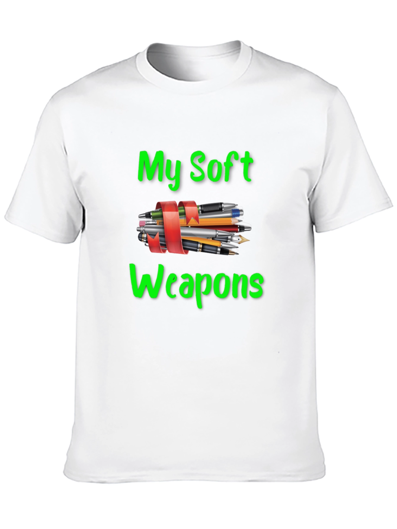 My Soft Weapons T-Shirt - Creative Writing Tee
