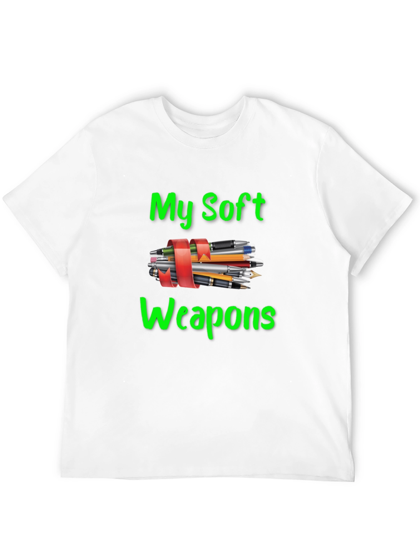 My Soft Weapons T-Shirt - Creative Writing Tee