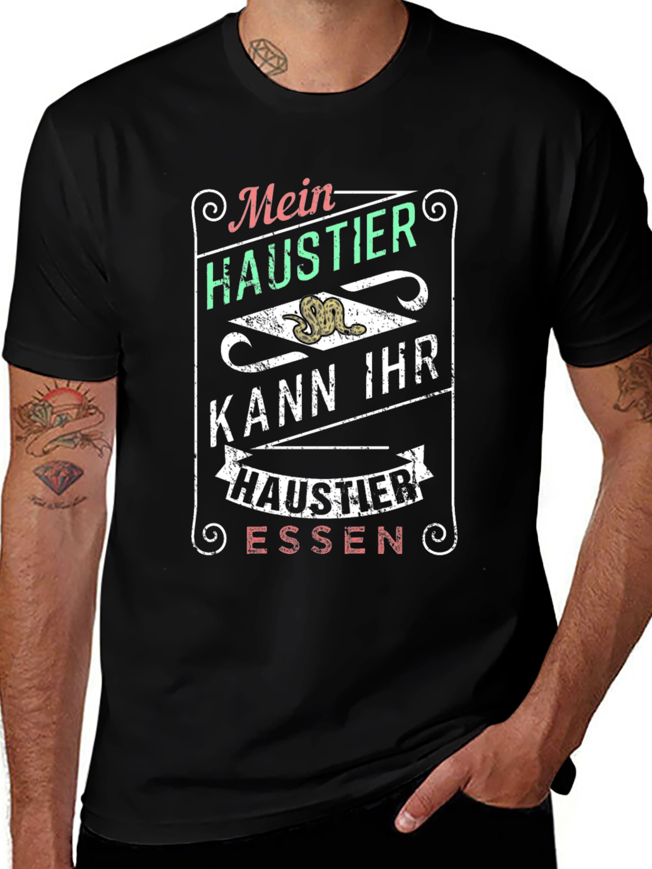 Mein Haustier T-Shirt - Snake Pet Owner Tee