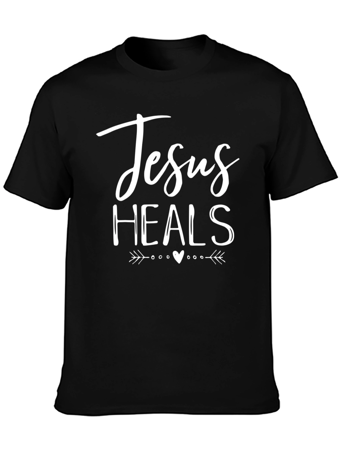 Jesus Heals Graphic Tee - Christian Faith Shirt