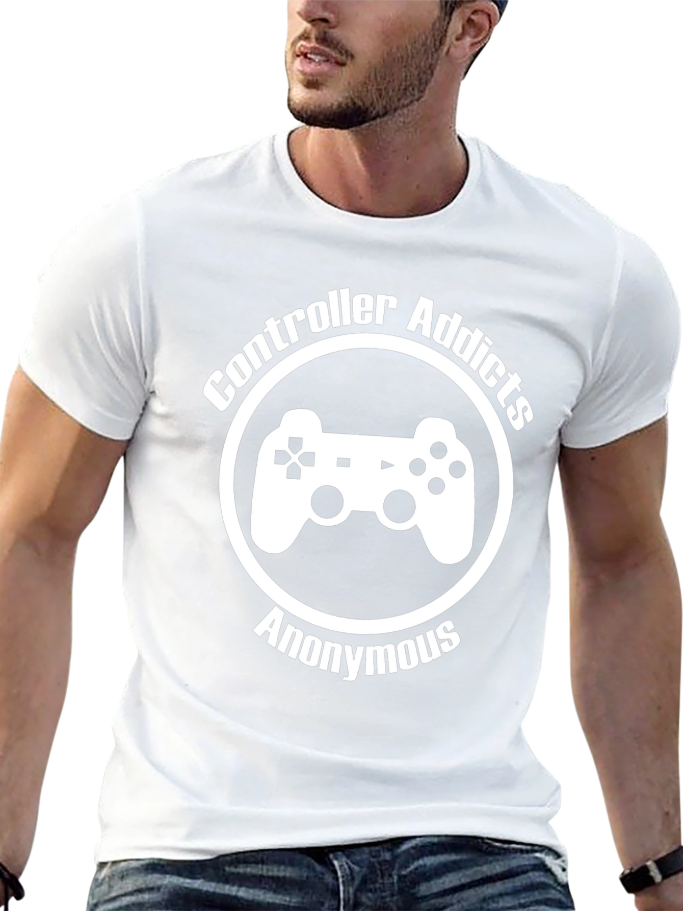 Controller Addicts Anonymous Black T-Shirt