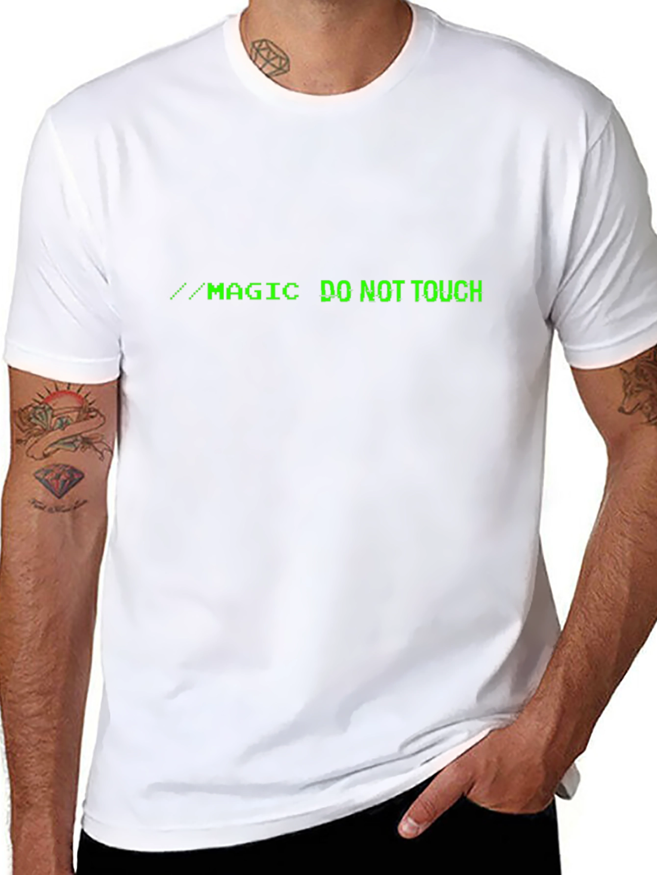 Magic Do Not Touch Black T-Shirt