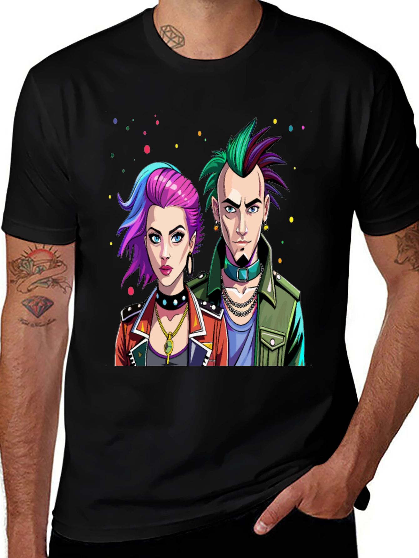 Punk Rock Style Graphic Tee