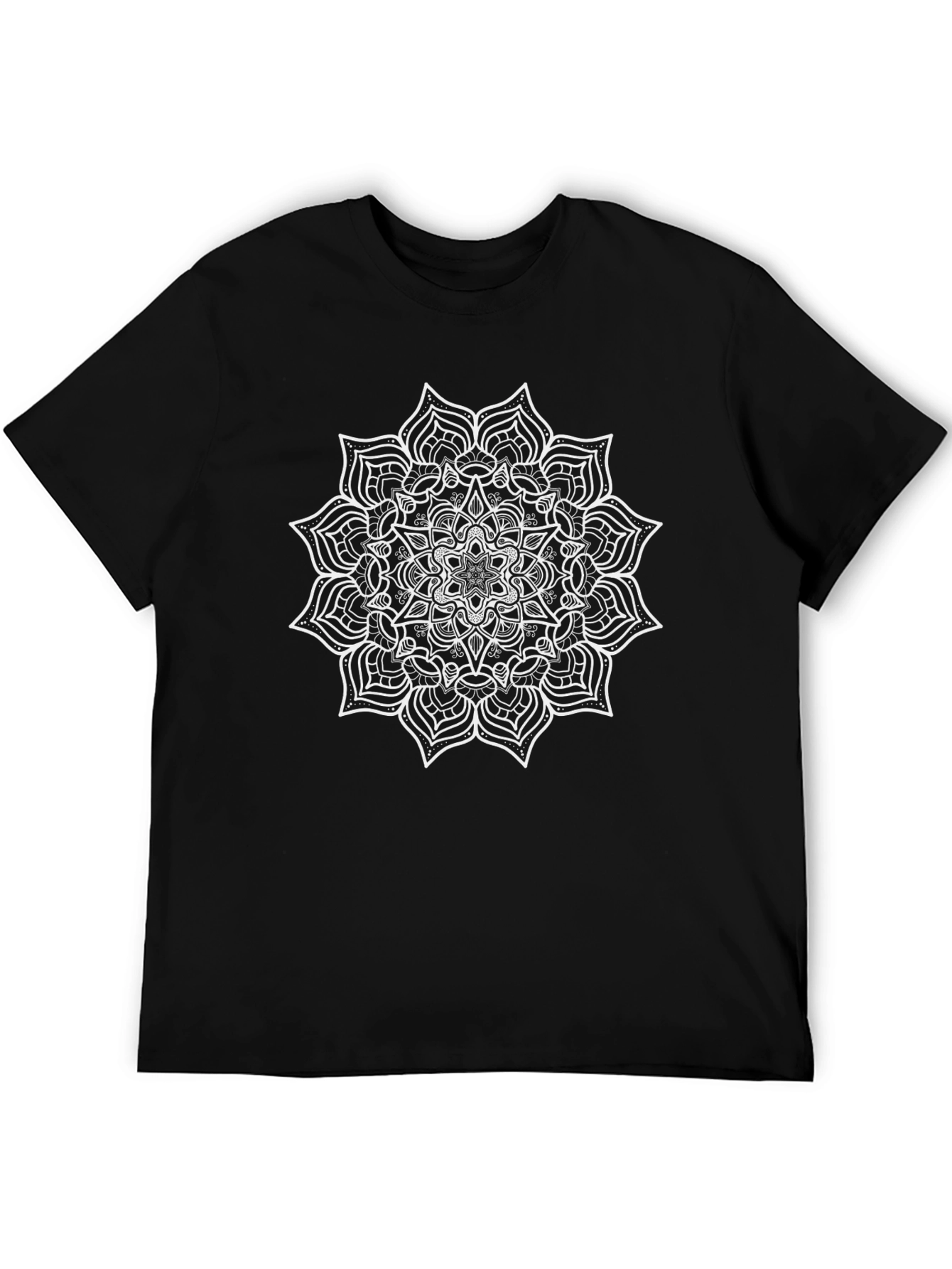 Mandala Graphic Black T-Shirt