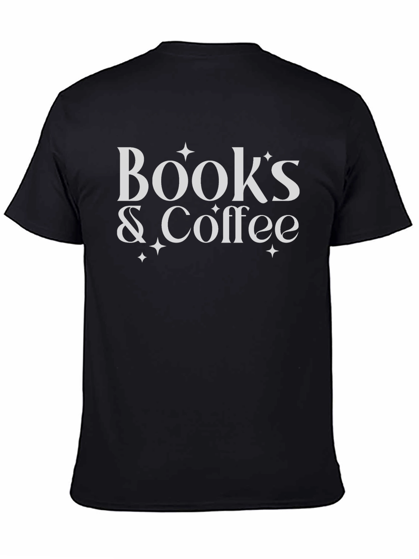 Books & Coffee Graphic T-Shirt