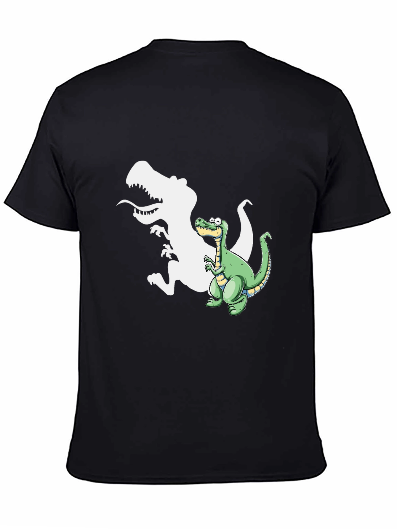 Dinosaur Shadow T-Shirt - Fun Graphic Tee