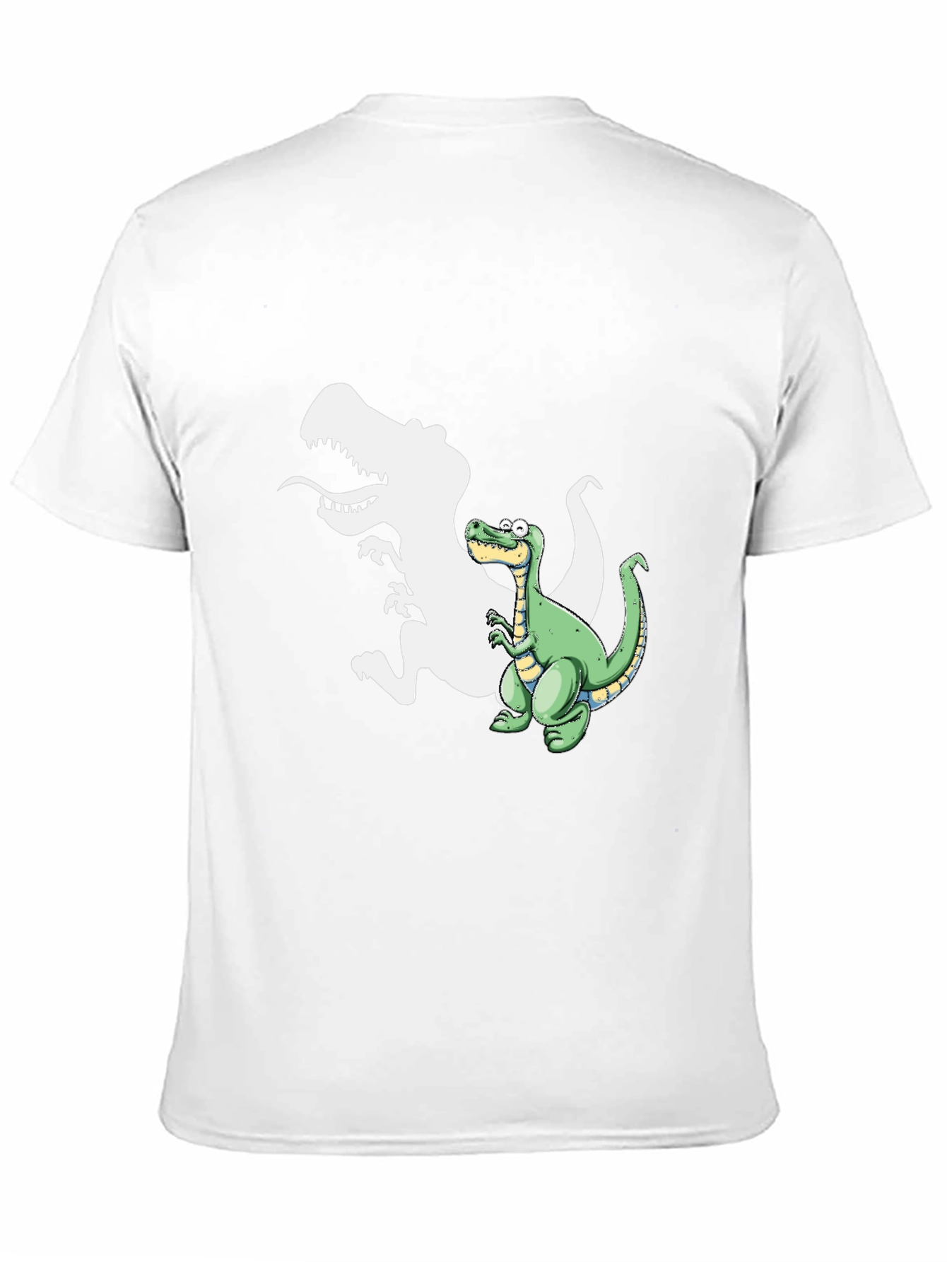 Dinosaur Shadow T-Shirt - Fun Graphic Tee