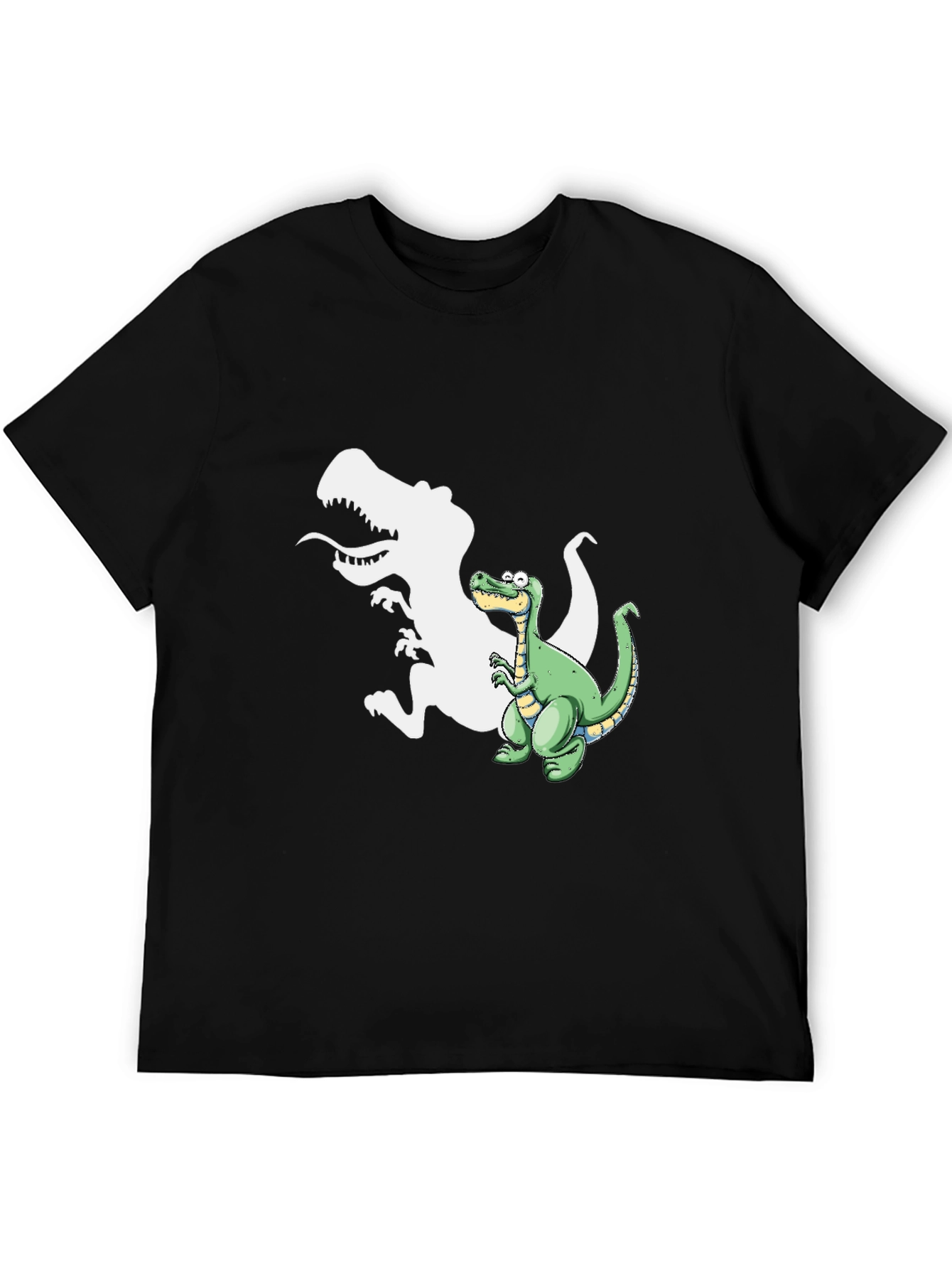 Dinosaur Shadow T-Shirt - Fun Graphic Tee
