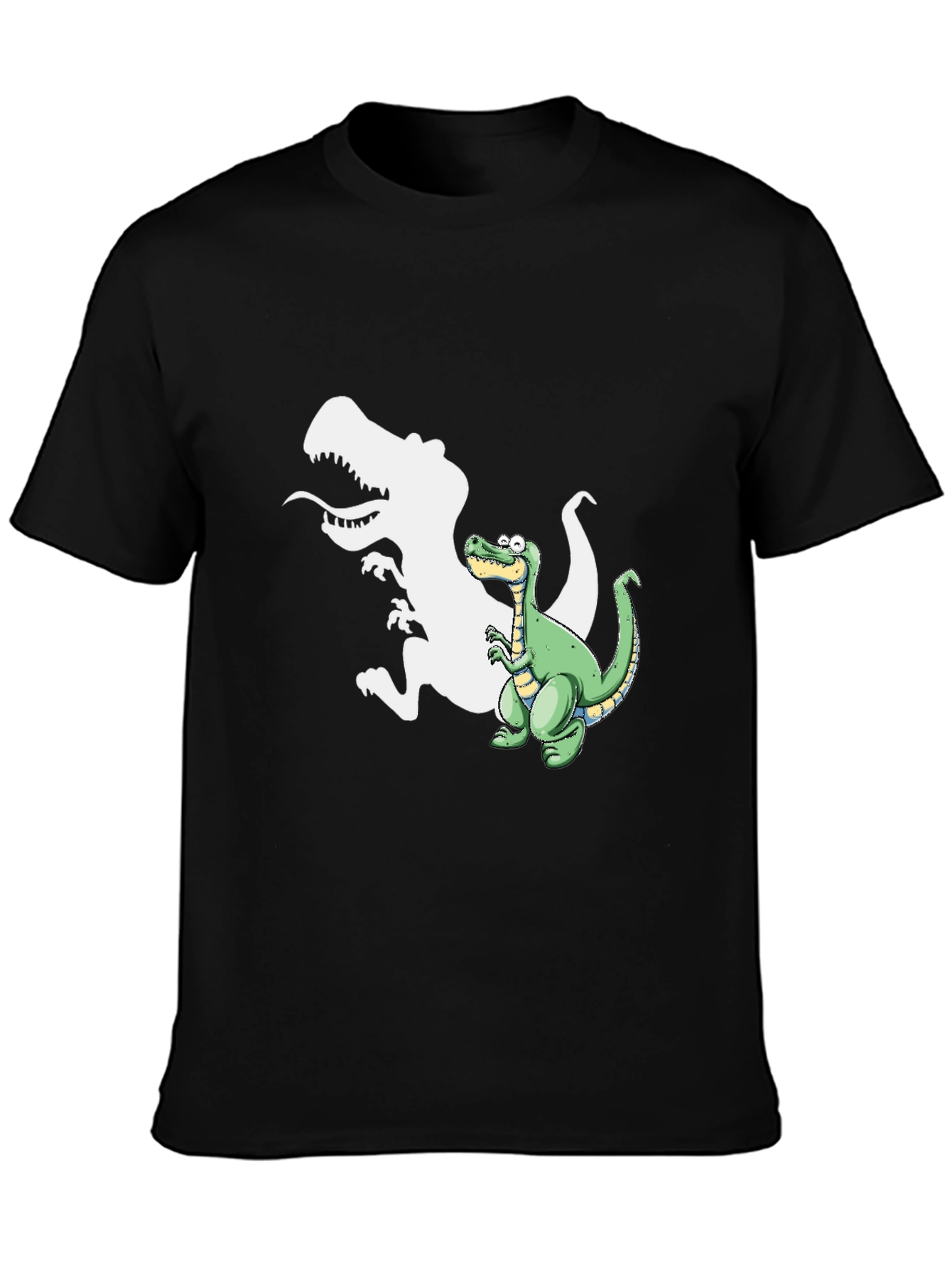 Dinosaur Shadow T-Shirt - Fun Graphic Tee
