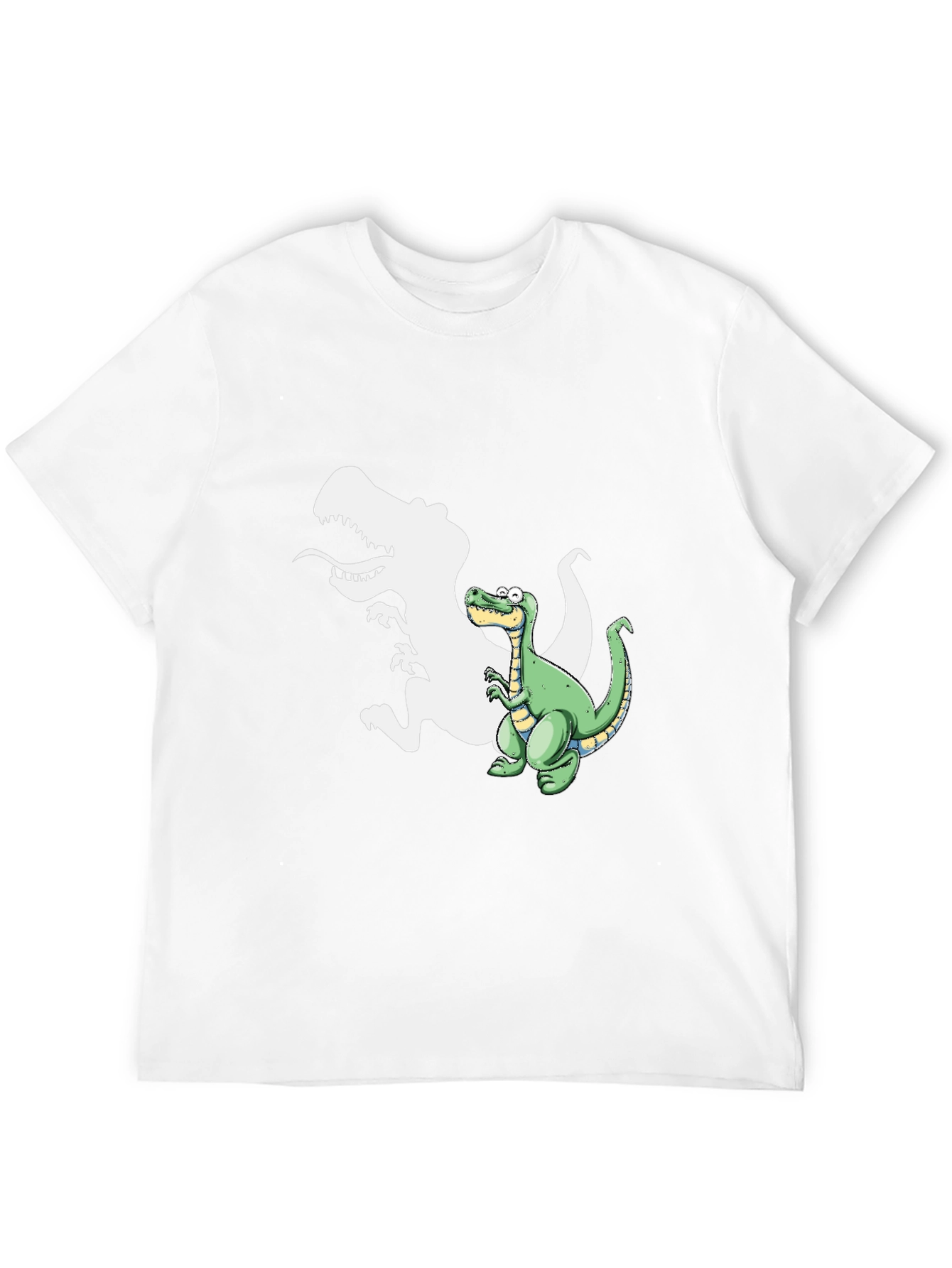 Dinosaur Shadow T-Shirt - Fun Graphic Tee