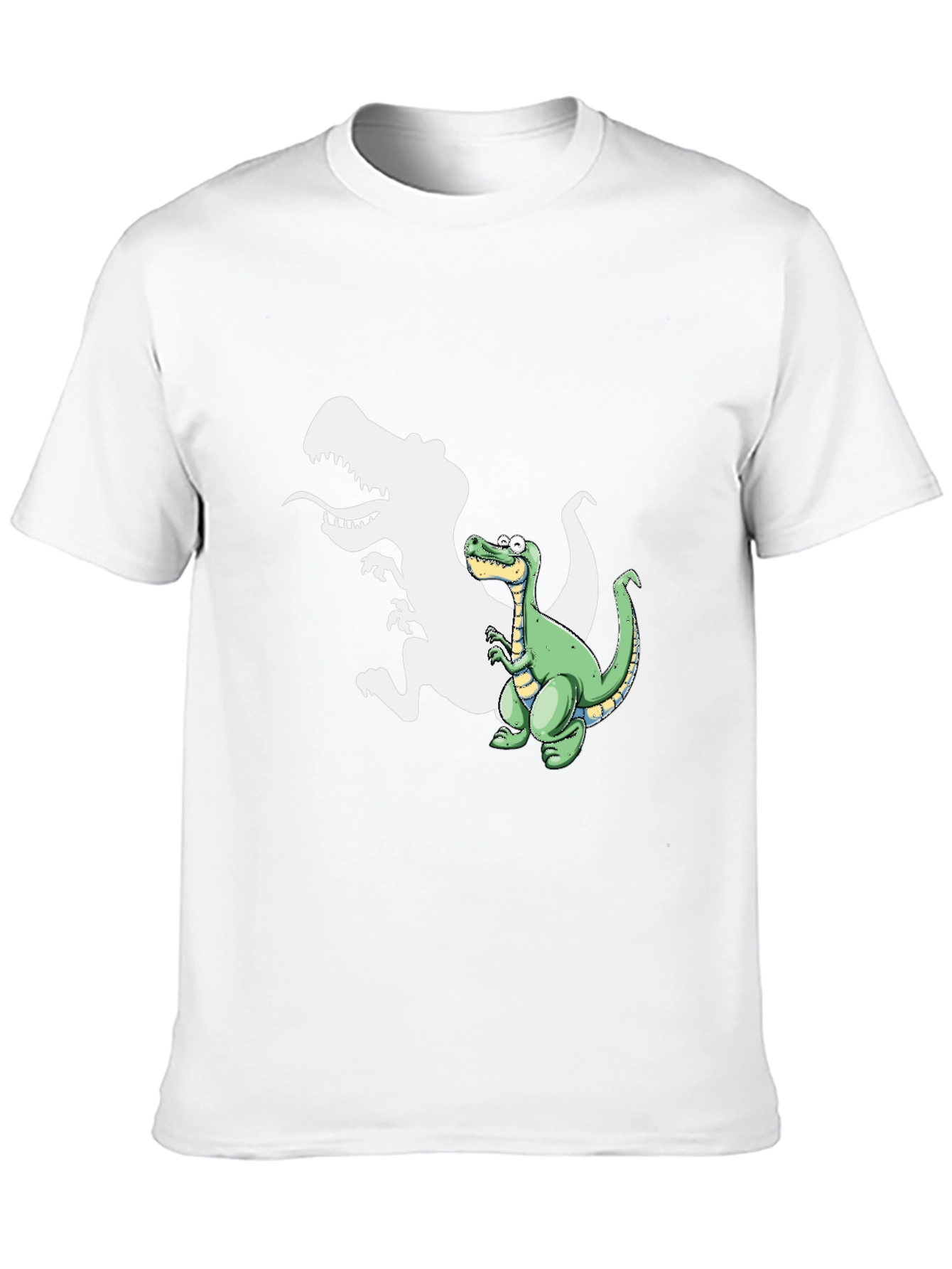 Dinosaur Shadow T-Shirt - Fun Graphic Tee