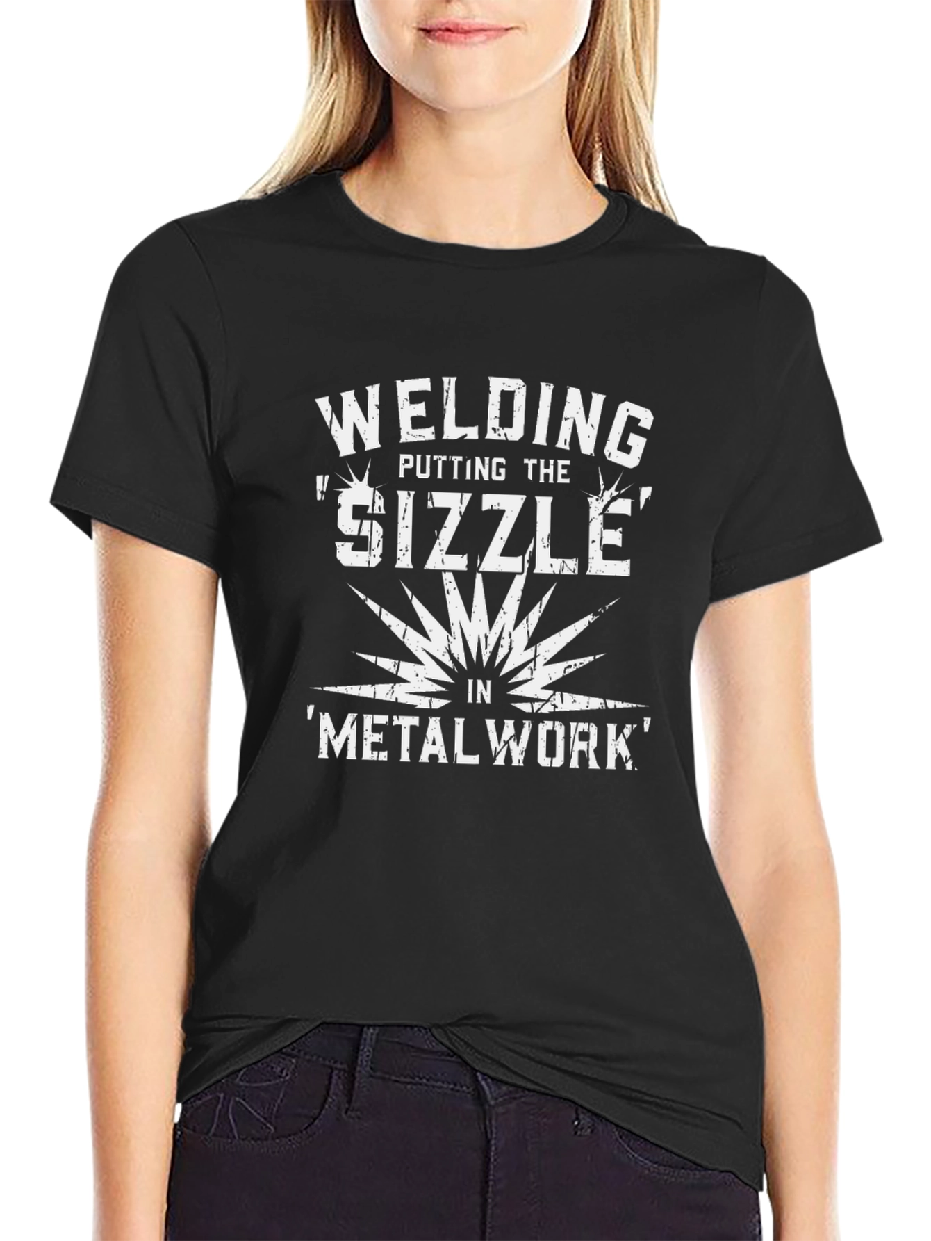 Welding Sizzle in Metalwork Graphic T-Shirt