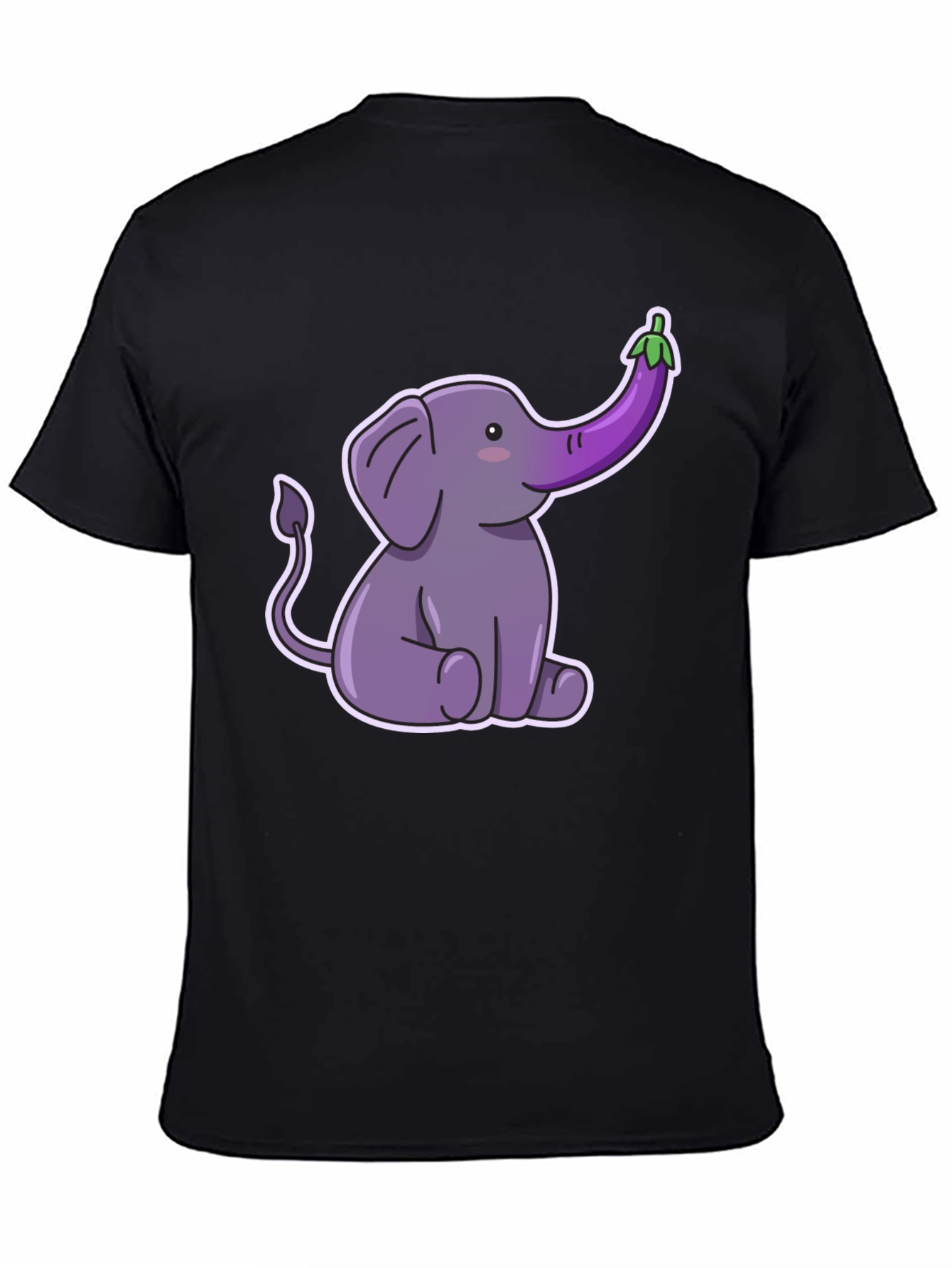 Elephant Eggplant Humor T-Shirt
