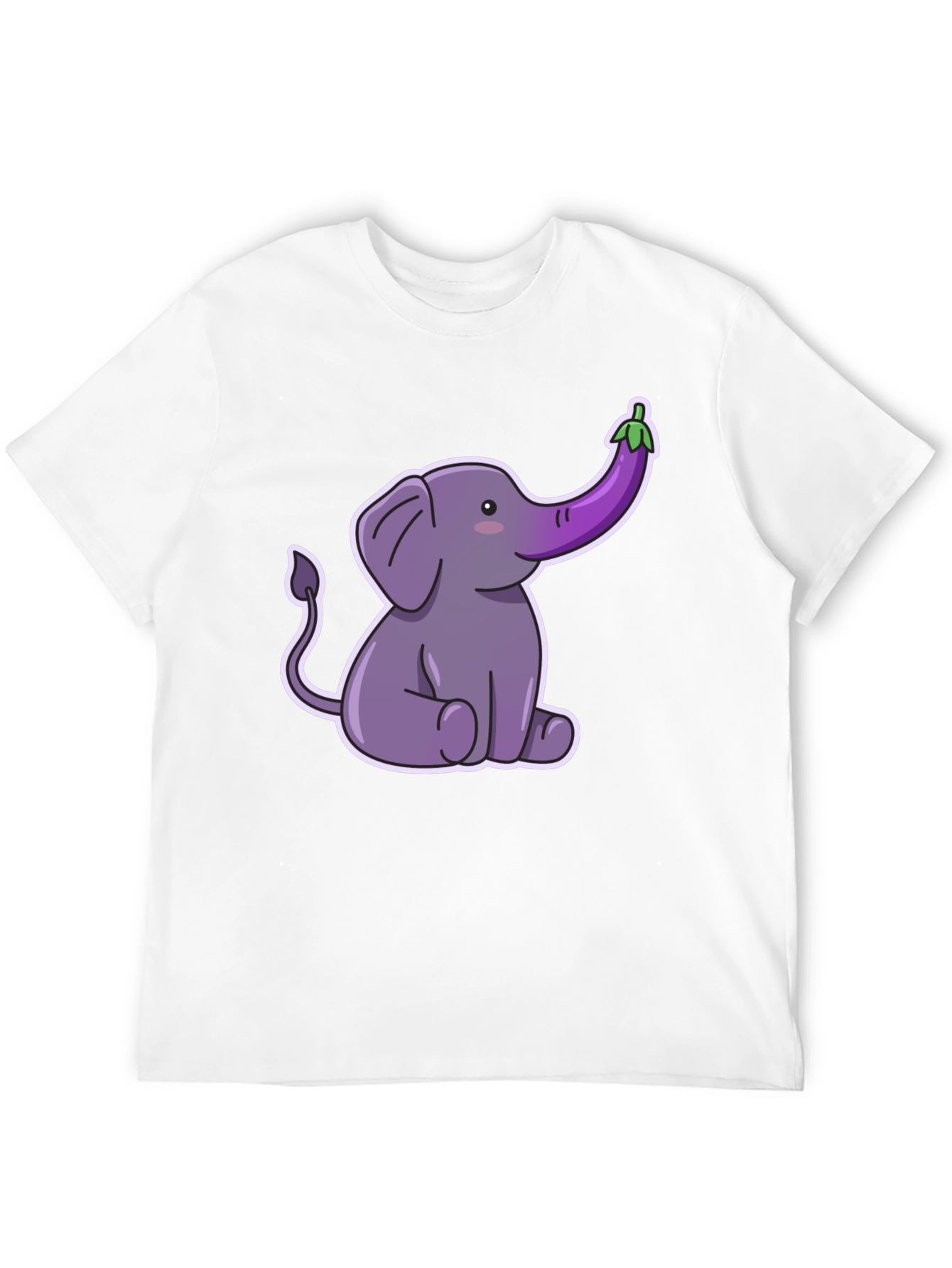 Elephant Eggplant Humor T-Shirt