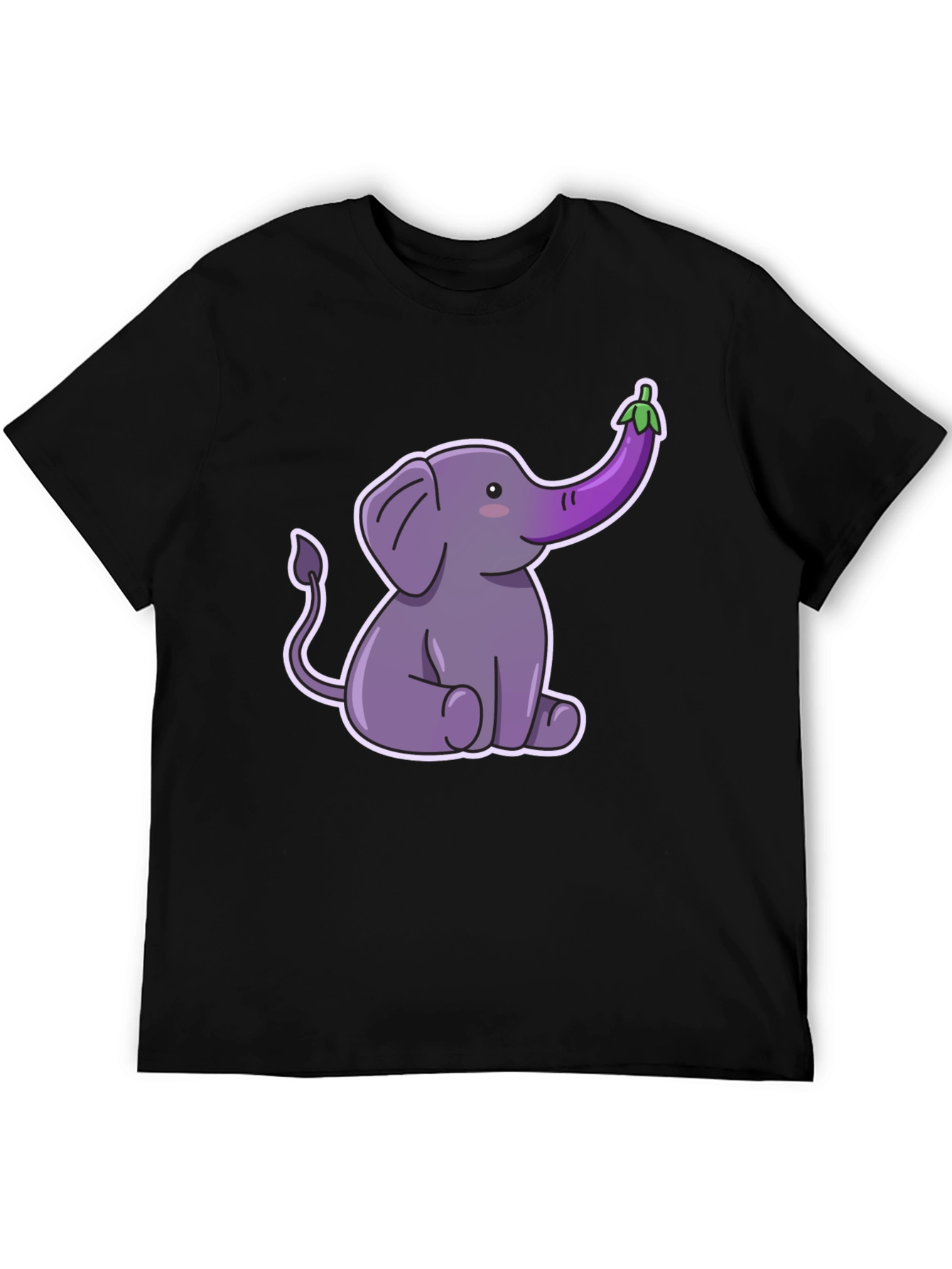 Elephant Eggplant Humor T-Shirt