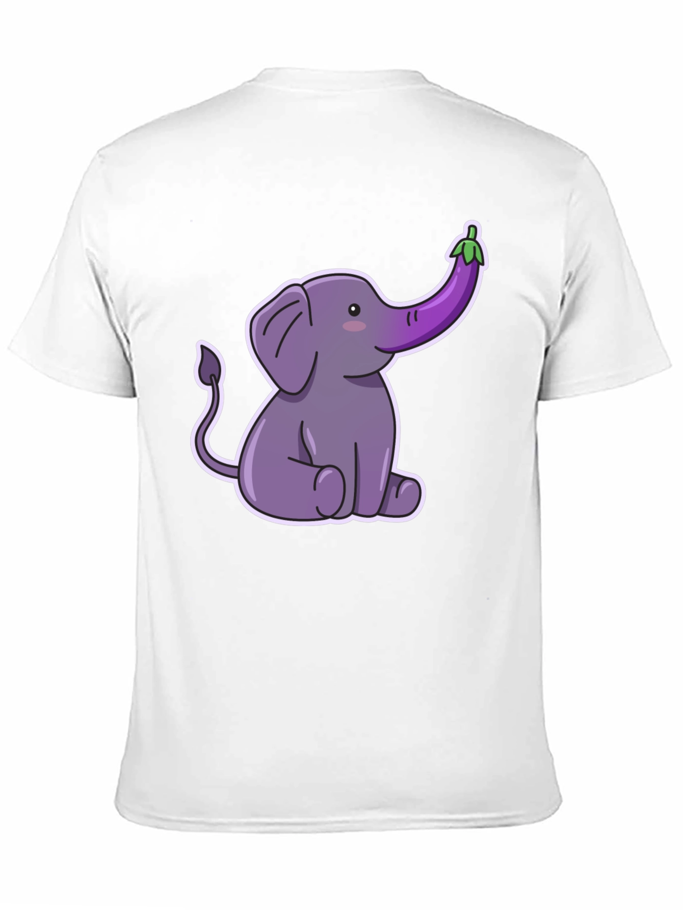 Elephant Eggplant Humor T-Shirt