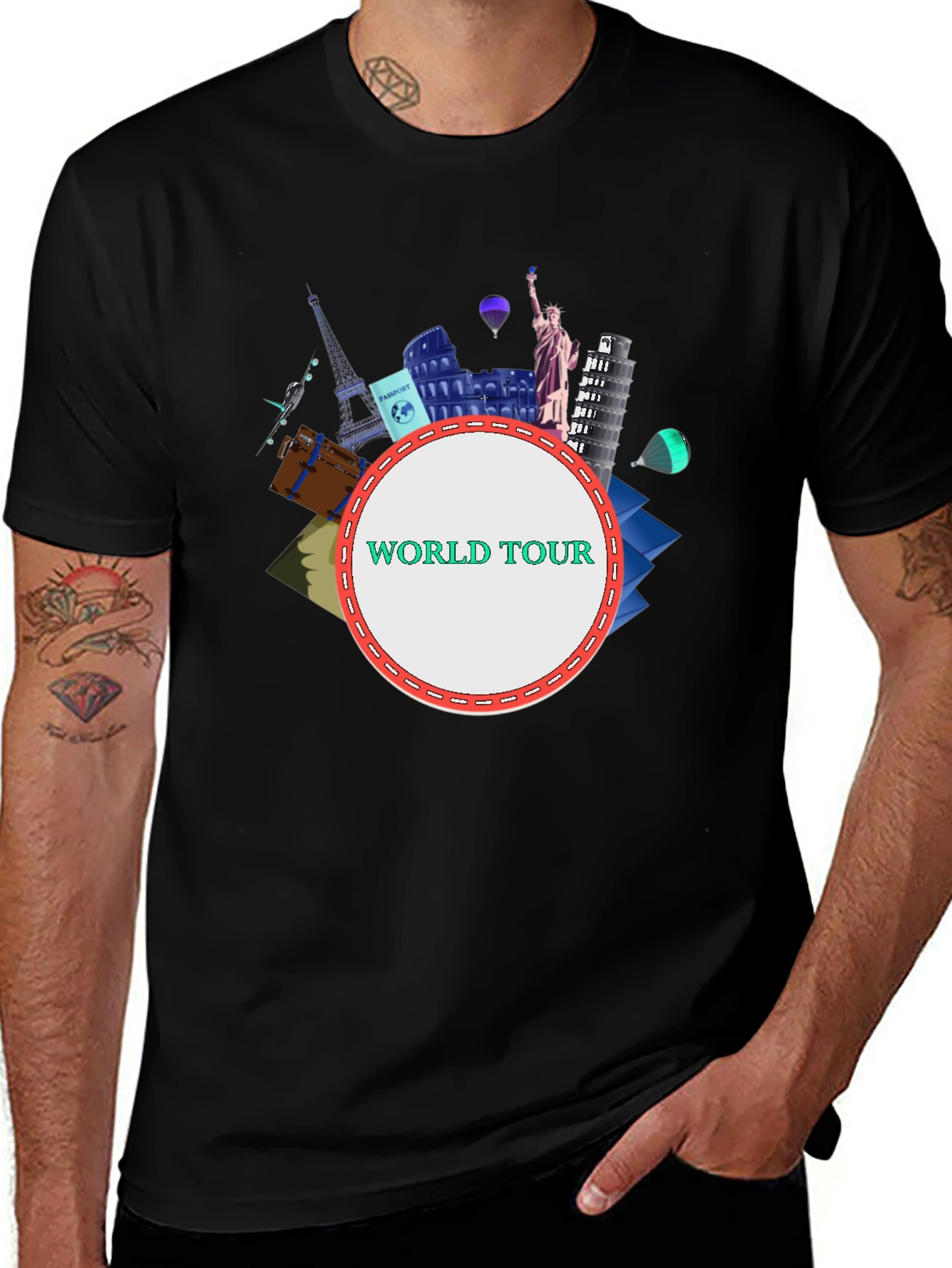World Tour Travel Souvenir T-Shirt