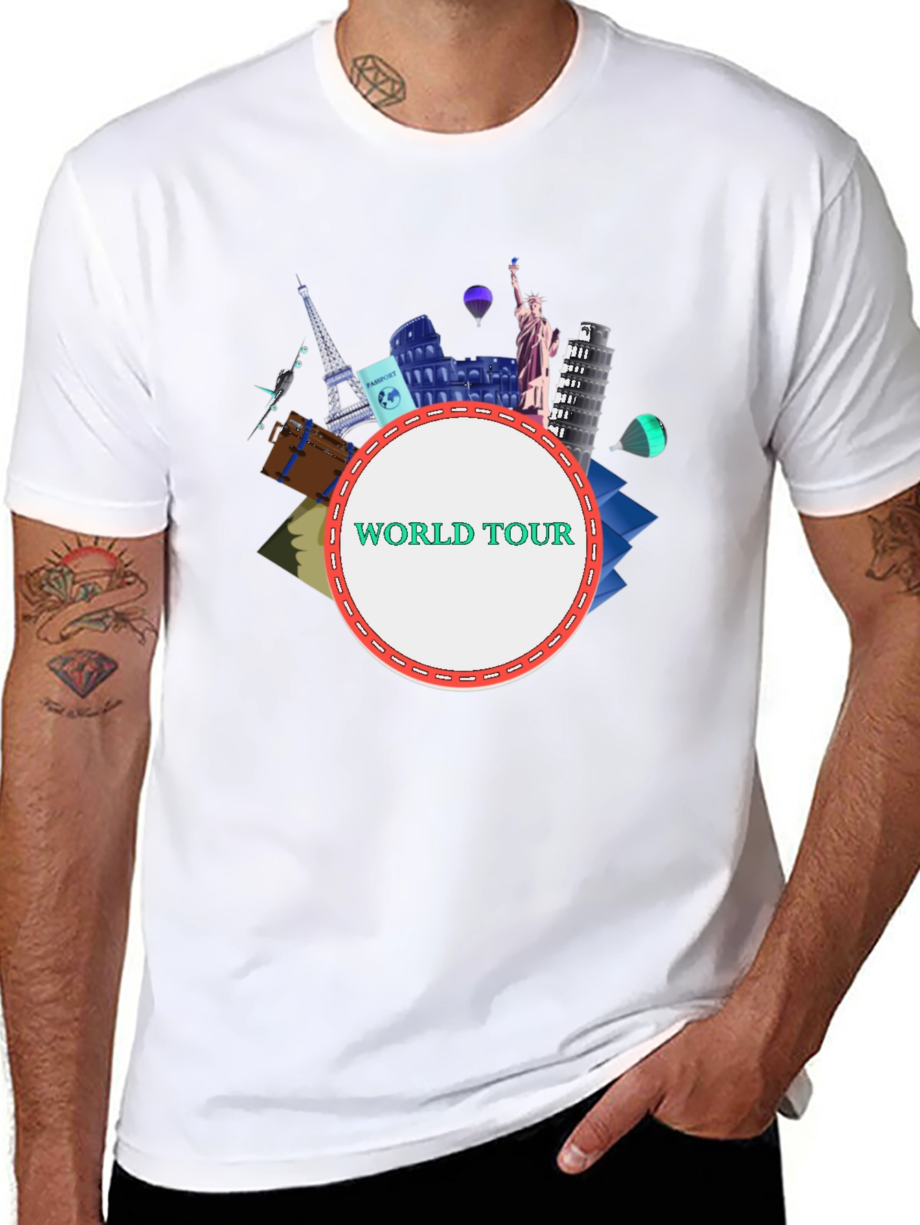 World Tour Travel Souvenir T-Shirt