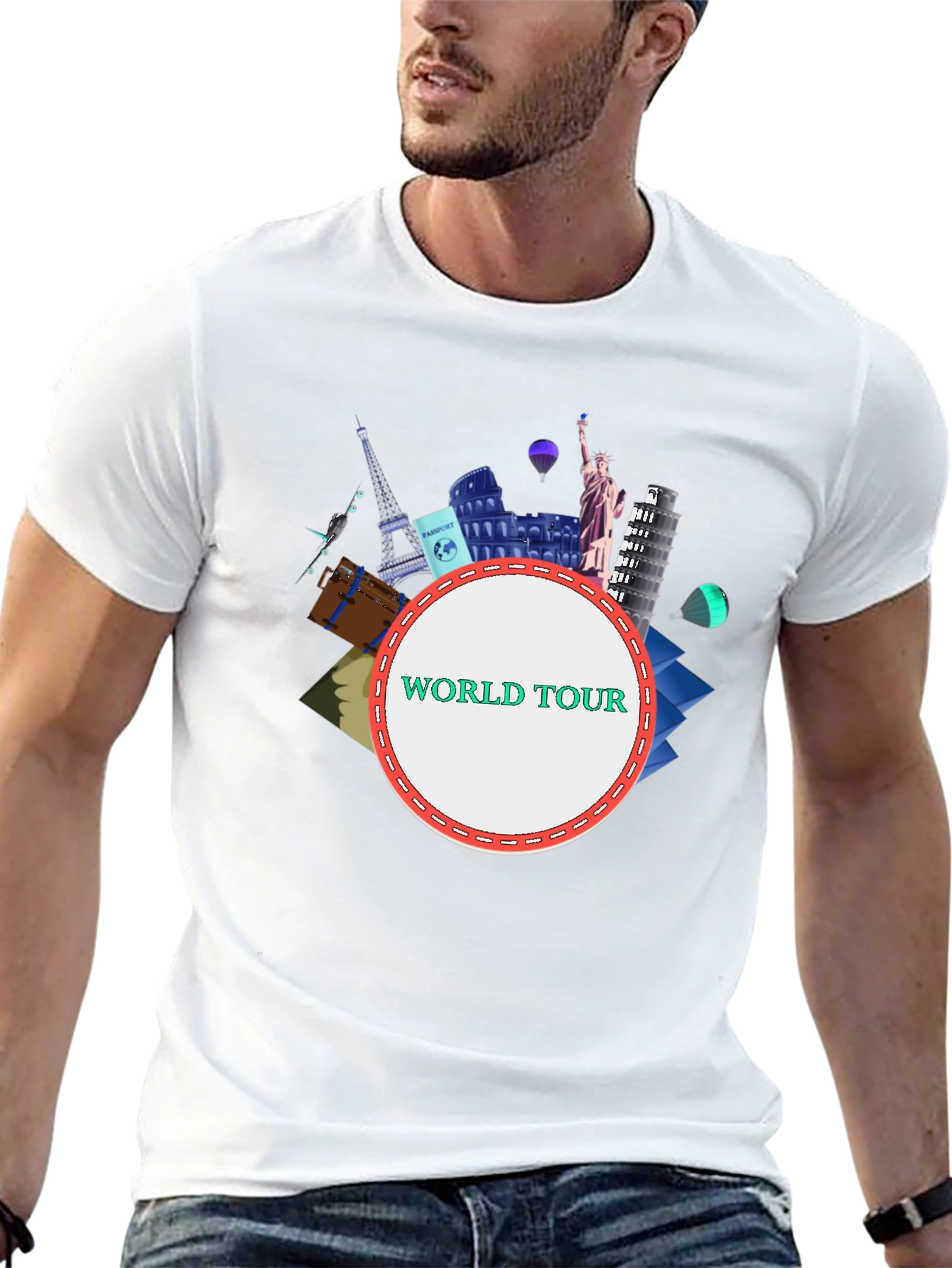 World Tour Travel Souvenir T-Shirt