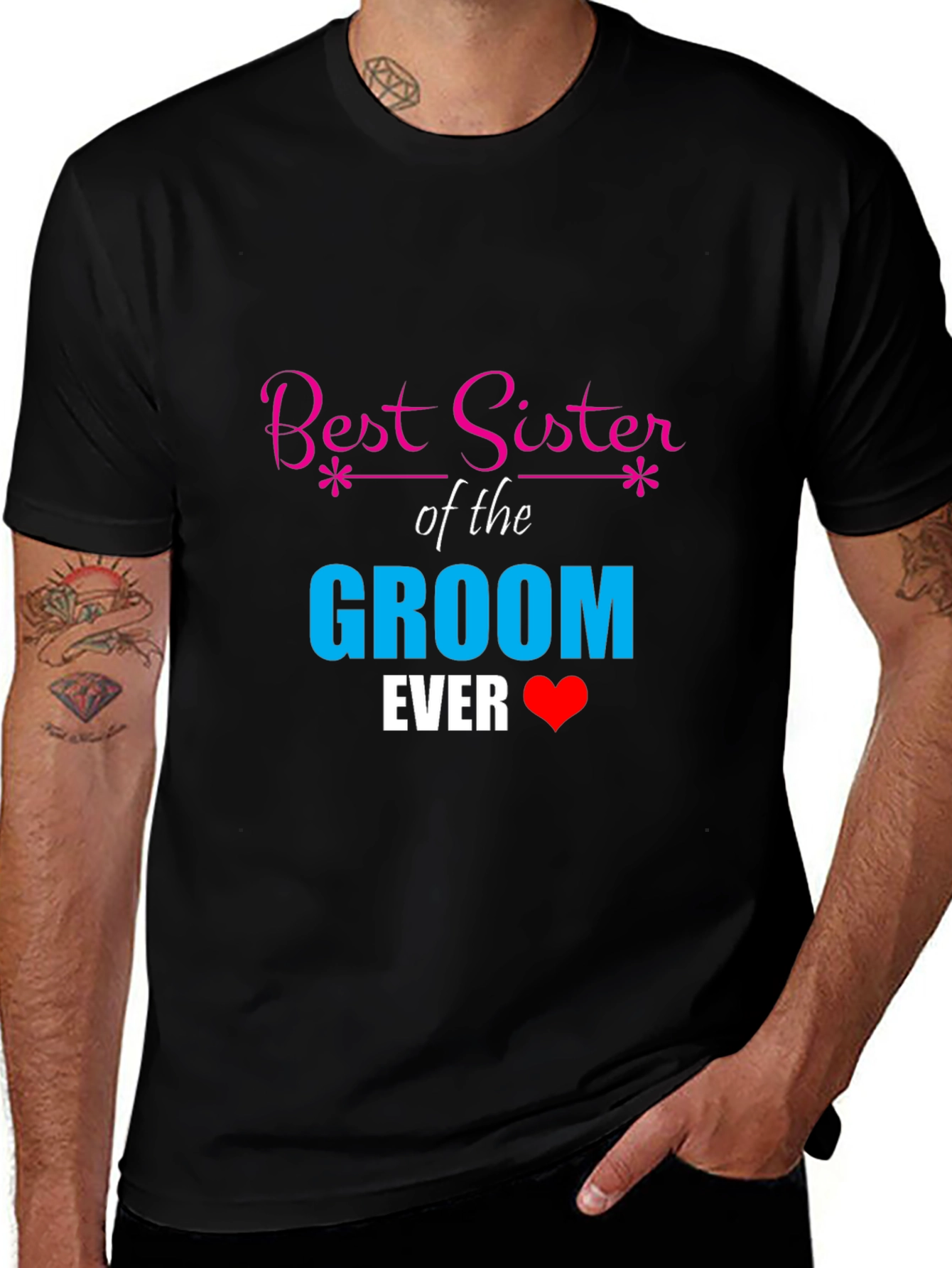 Best Sister of the Groom T-Shirt